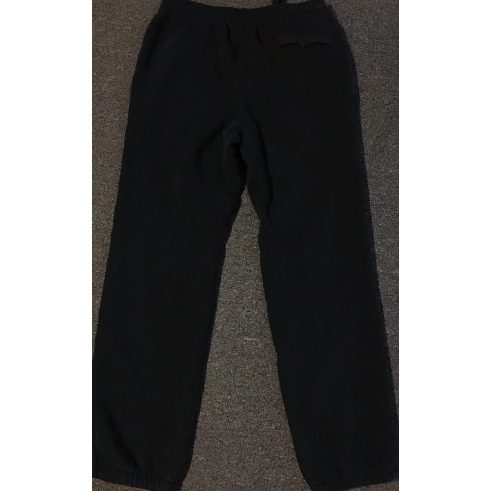 Nike VINTAGE Nike Spellout Sweatpants M Track Gym Joggers Swoosh Hip Hop 90s Mens Pants Black Adidas? Wait. Size US 31 - 3 Thumbnail