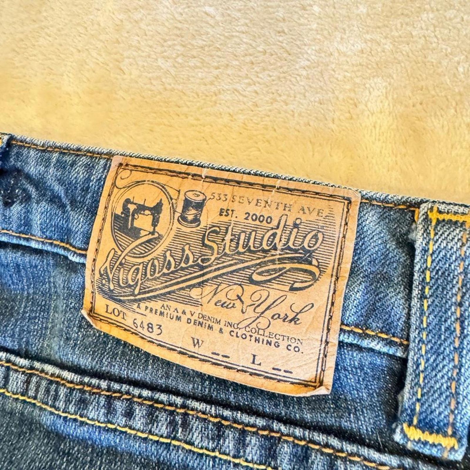 Designer Vigoss Studio Brooklyn Skinny Jeggings Jeans Size 32" / US 10 / IT 46 - 5 Thumbnail