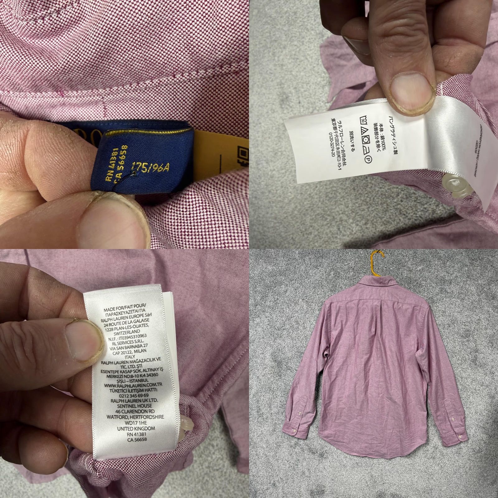 Polo Ralph Lauren Polo Ralph Lauren Shirt M Classic Fit Oxford Button Down Red Mens Long Sleeve Cotton Size US M / EU 48-50 / 2 - 8 Thumbnail