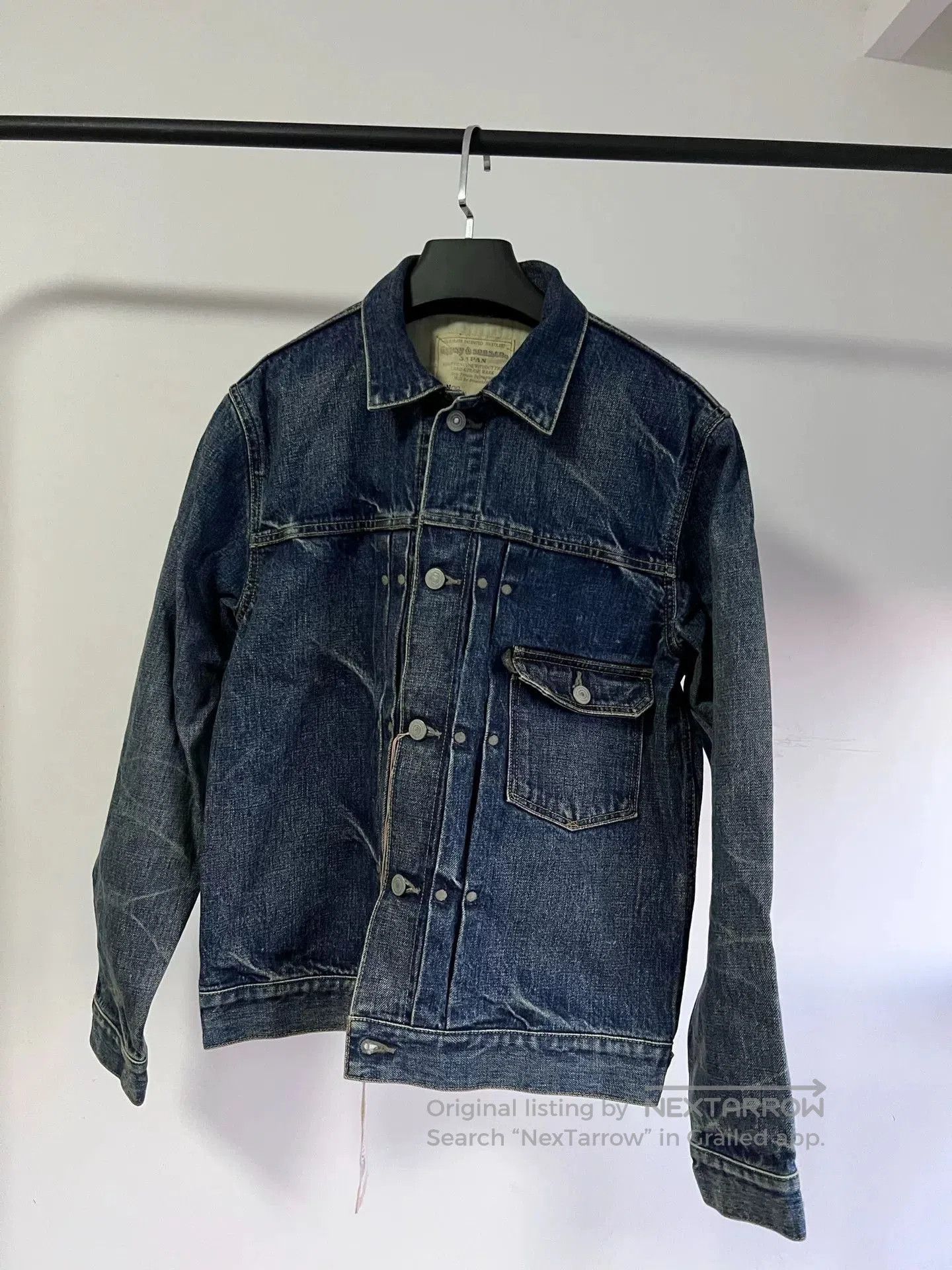 Japanese Brand Gypsy&sons Washed Denim Jacket. Size US L / EU 52-54 / 3 - 1 Thumbnail