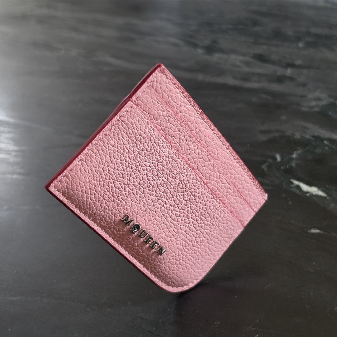 Alexander McQueen Grainy leather cardholder Size ONE SIZE - 7 Thumbnail