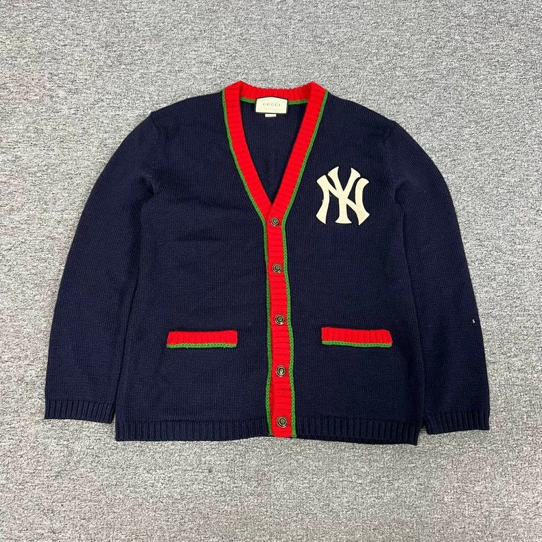 Gucci Gucci MLB co-branded knitted cardigan 2504-Nextarrow Size S / US 4 / IT 40 - 1 Thumbnail