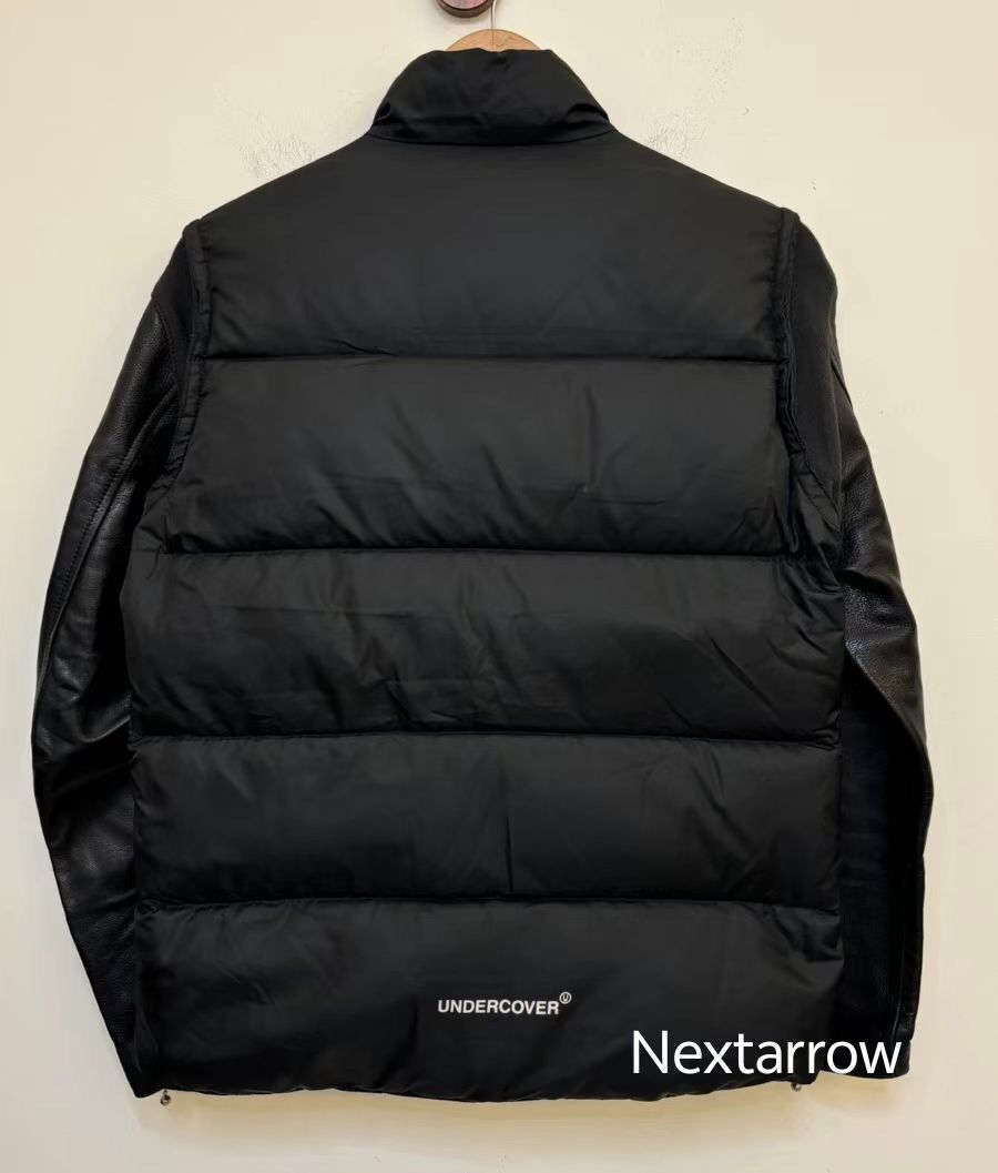 Undercover The Undercover Leather Sleeve Down Jacket 2411-Nextarrow Size US M / EU 48-50 / 2 - 2 Thumbnail