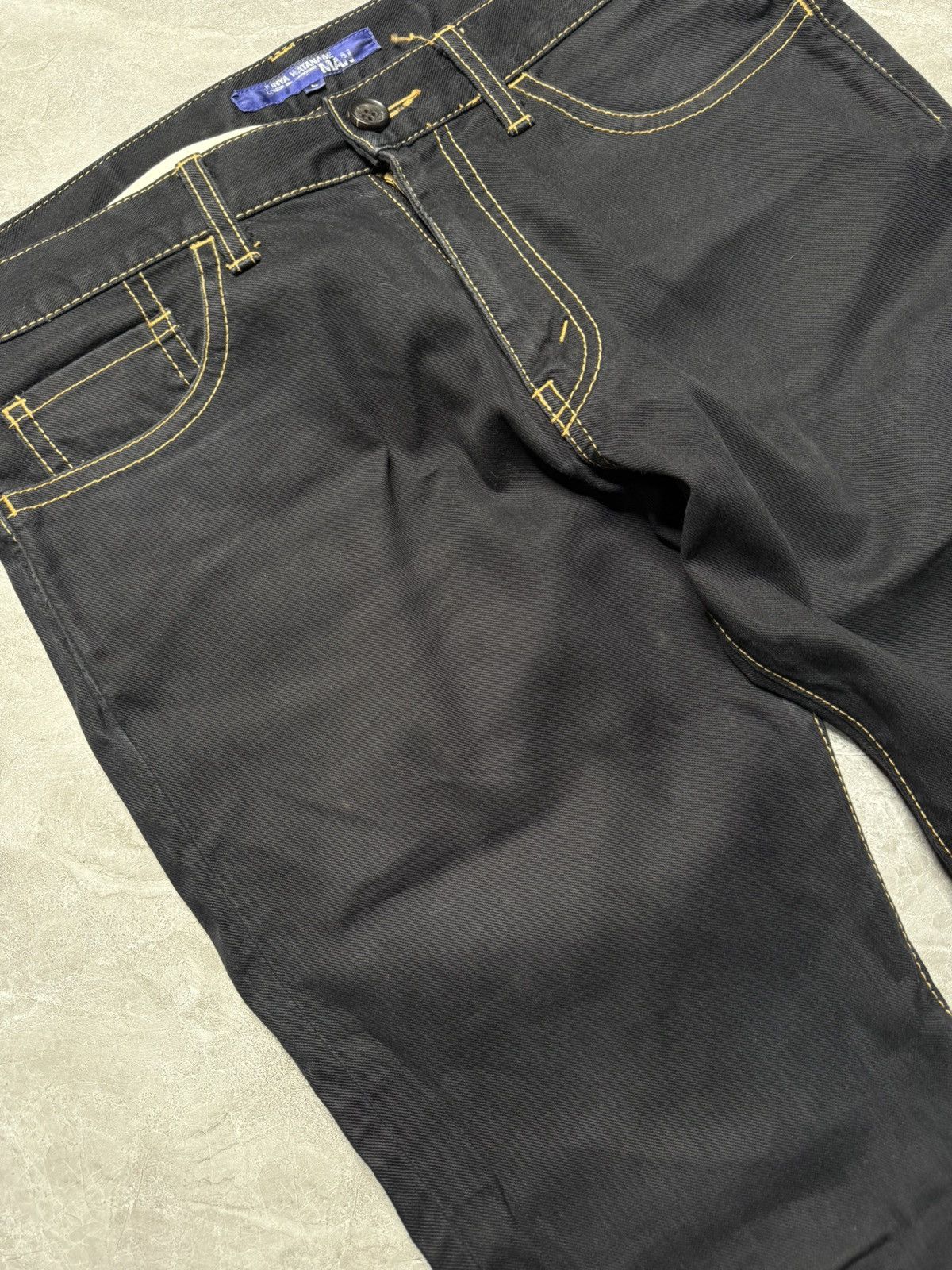 Junya Watanabe Junya Watanabe A/W 04 Contrast Stitch 3D Biker Jeans Size US 33 - 6 Thumbnail