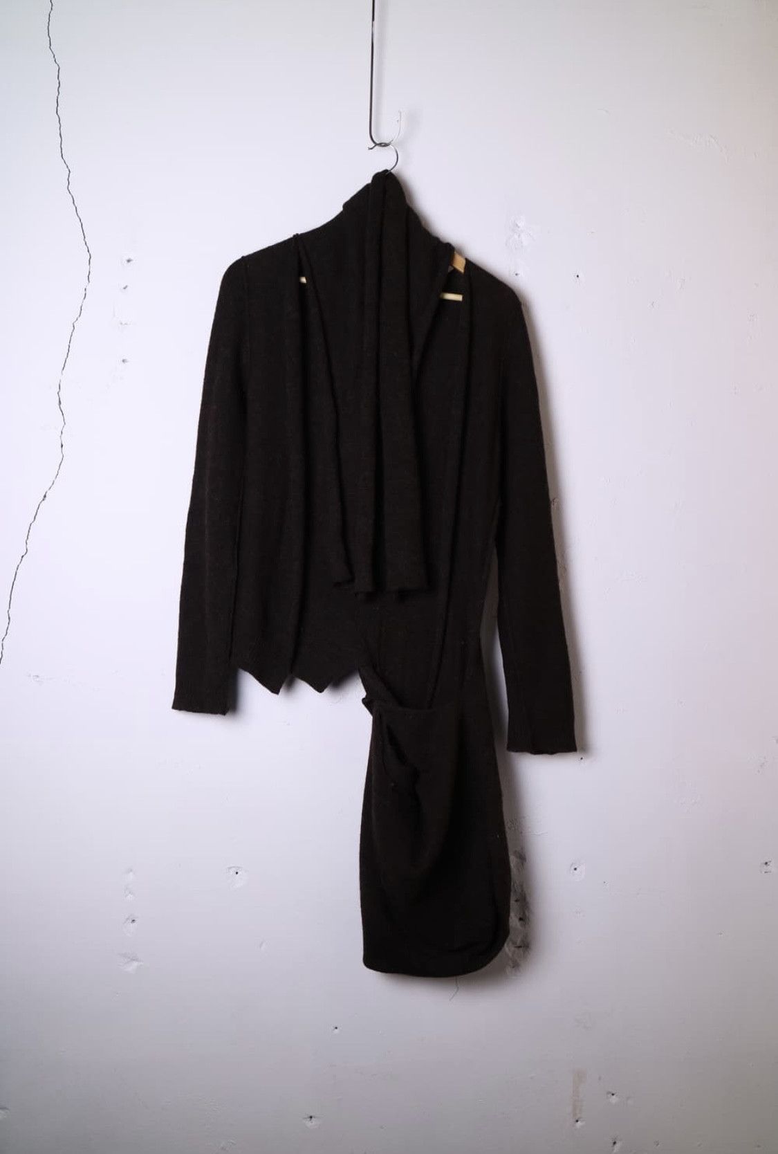 Yohji Yamamoto Yohji Yamamoto shoulder bag, asymmetric pocket cardigan Size M / US 6-8 / IT 42-44 - 1 Thumbnail