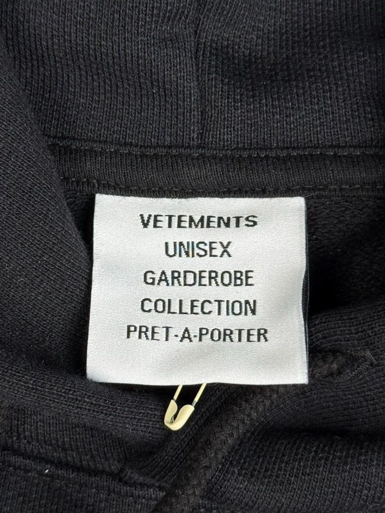 Vetements Vetements Black Vital Existence Goth Print Hoodie 2506-Next Size US S / EU 44-46 / 1 - 8 Thumbnail