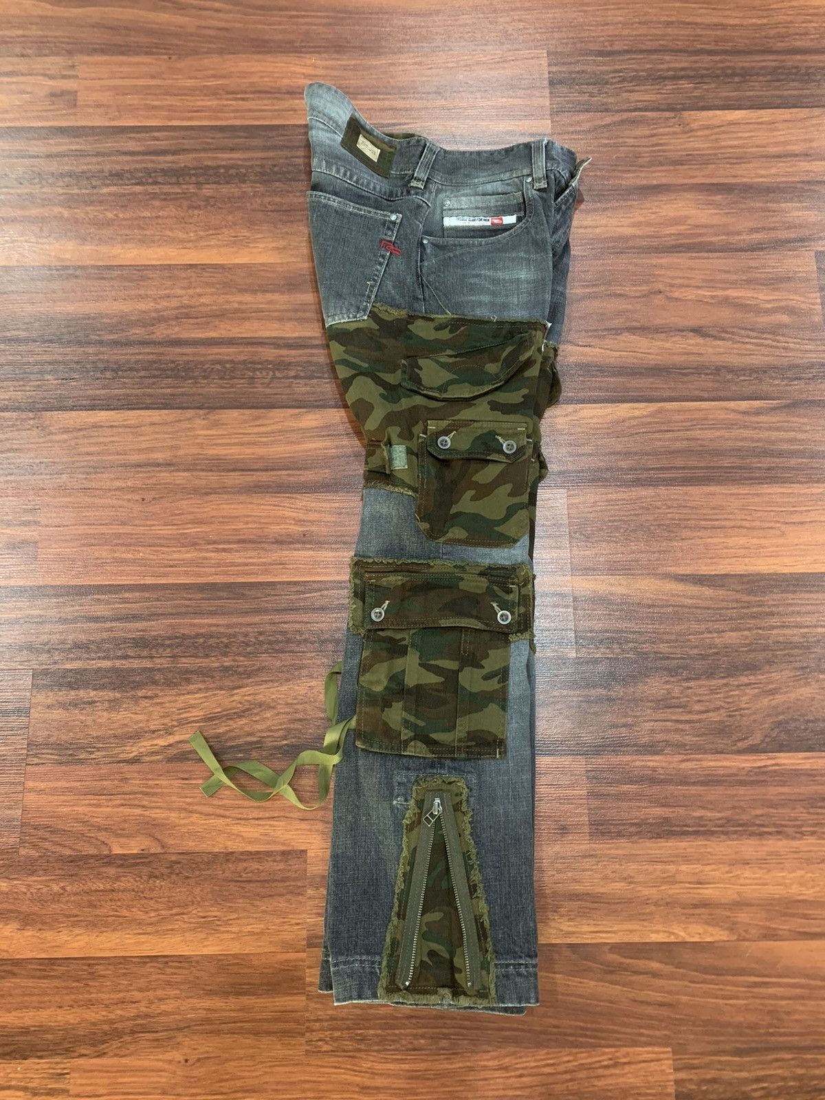 If Six Was Nine × Nicole Club 💥Rare💥Nicole Club For Men Cargo Jeans Size US 32 / EU 48 - 7 Thumbnail