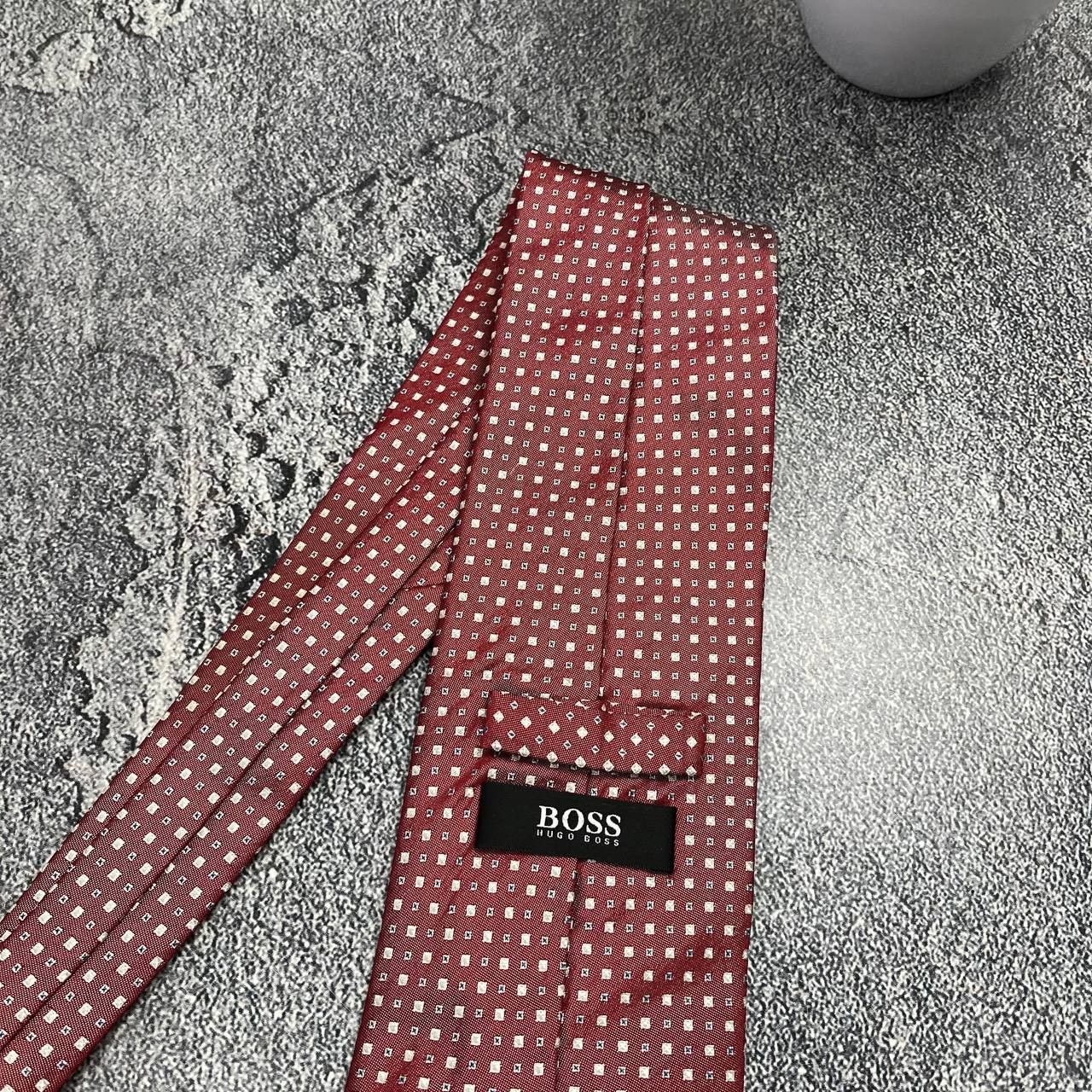 Hugo Boss HUGO BOSS Men's Silk Tie Striped Pattern Luxury Designer Size ONE SIZE - 5 Thumbnail