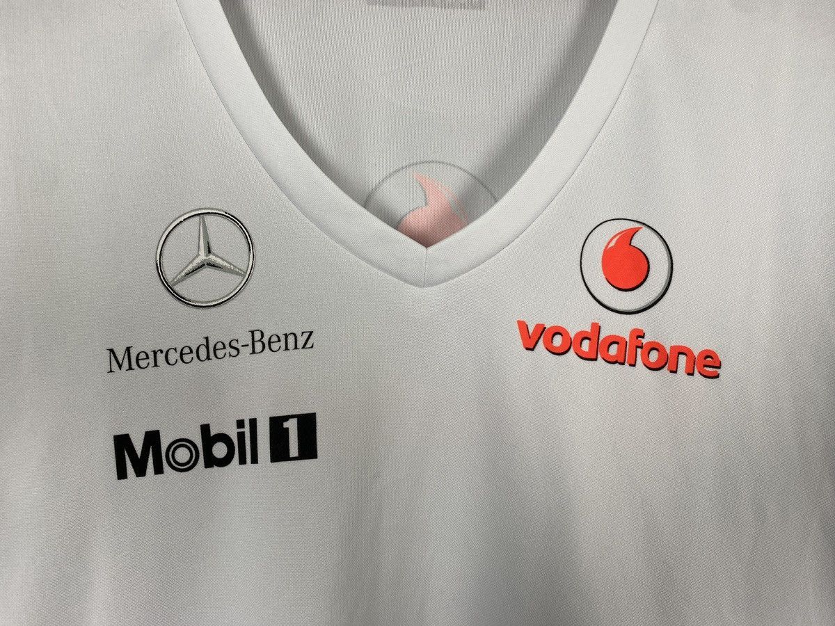 Malcolm McLaren × Mercedes-Benz Women’s Vodafone McLaren Mercedes T-Shirt Button Size XL Size XL / US 12-14 / IT 48-50 - 4 Thumbnail