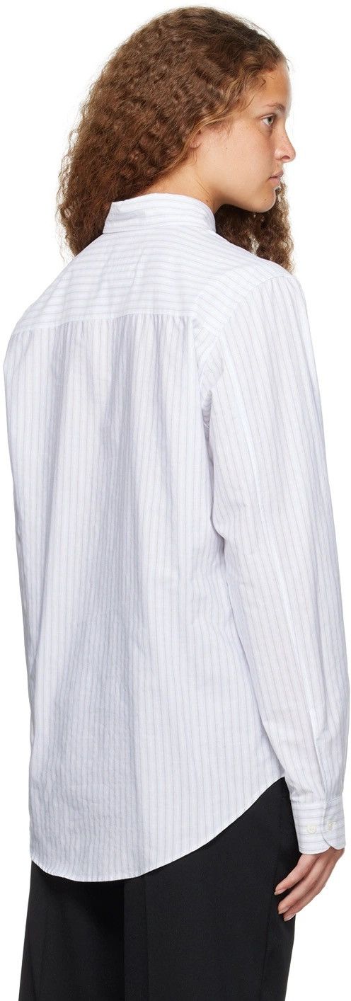 Maison Margiela !DS! SS23 Maison Margiela Stripped Numbers White Shirt Size M / US 6-8 / IT 42-44 - 3 Thumbnail