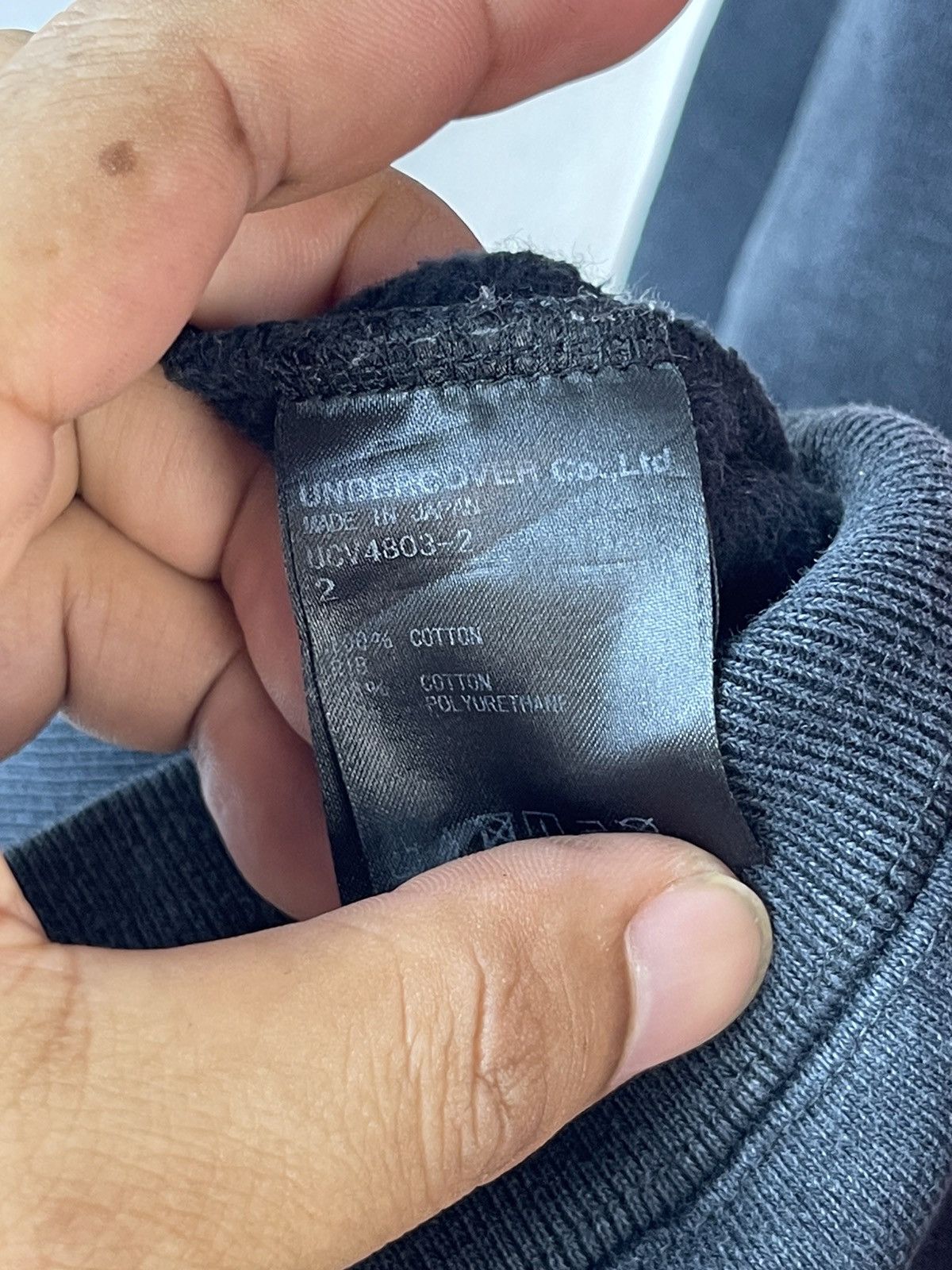 Jun Takahashi × Undercover F/W 2018 Undercover Human Error Faded Sweatshirt Size US M / EU 48-50 / 2 - 8 Thumbnail