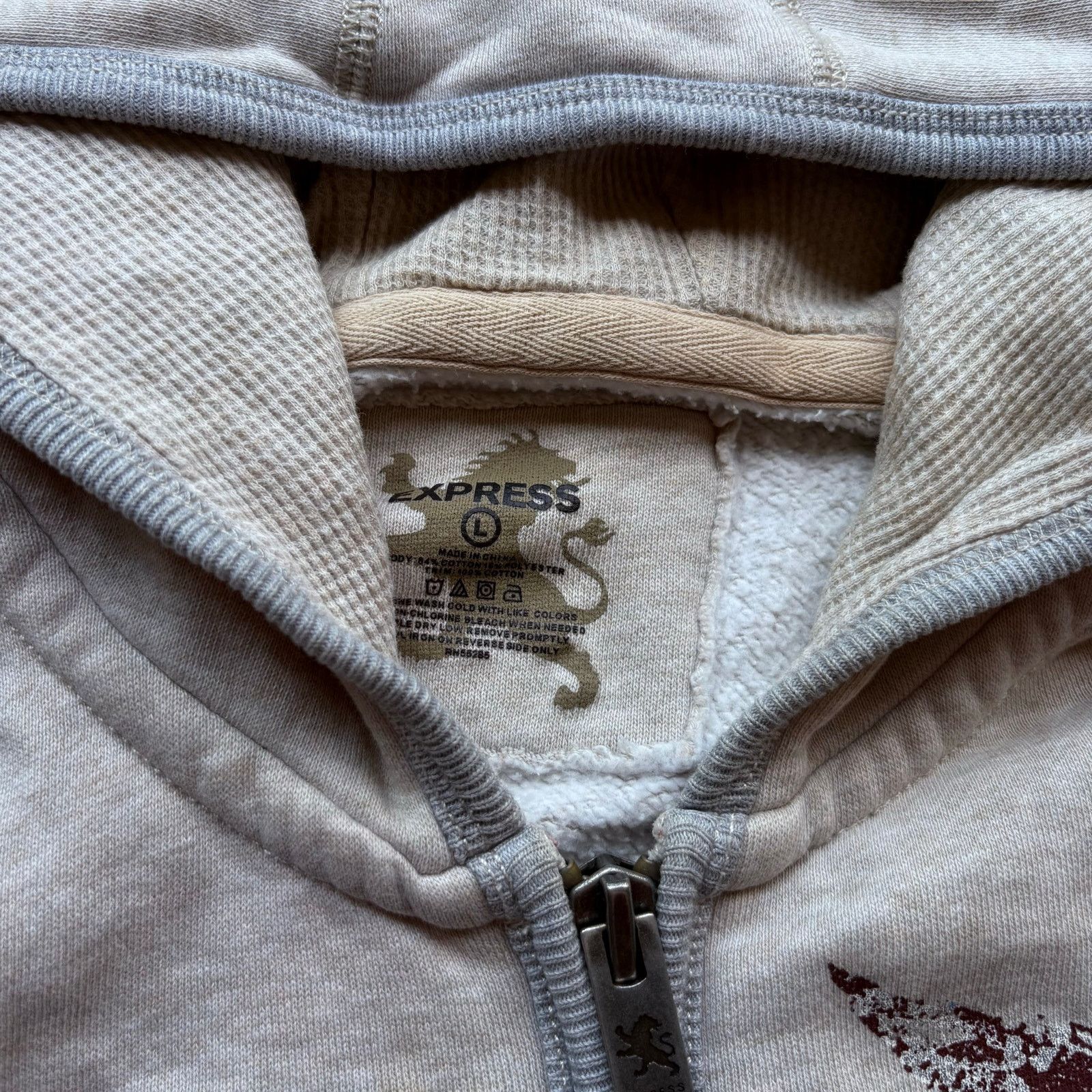 Express Y2K Essential Grunge Empire Hoodie Size US L / EU 52-54 / 3 - 3 Thumbnail
