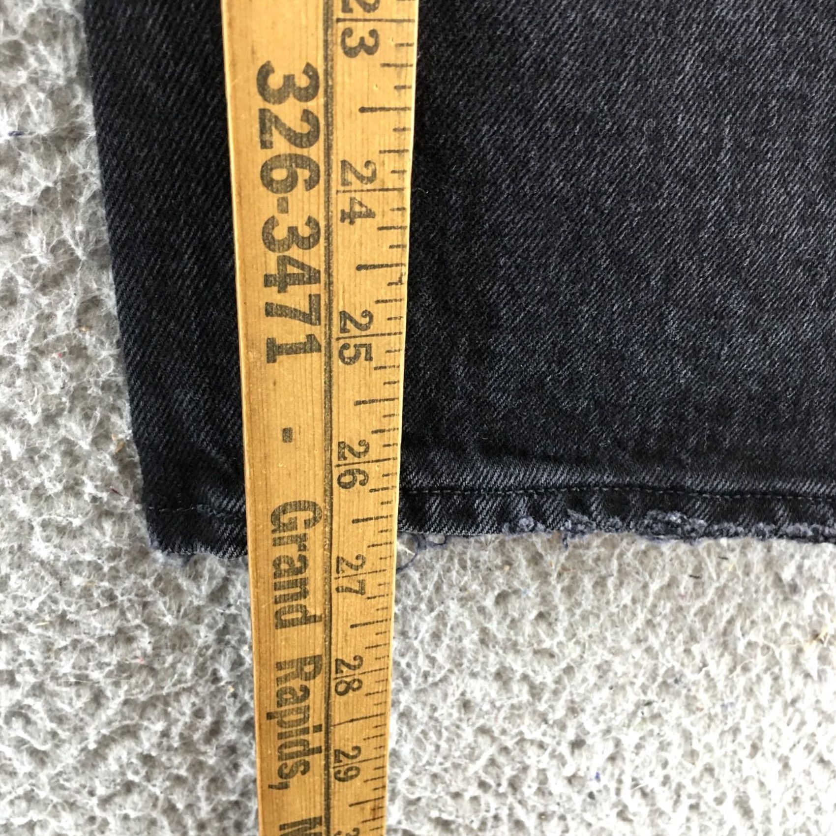 Abercrombie & Fitch Abercrombie & Fitch The Dad Jeans Womens Black Denim Zip 24/00s Size 42" / US 20 - 7 Thumbnail