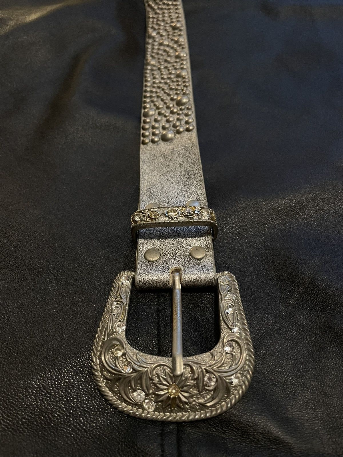Japanese Brand × Vintage VINTAGE JAPANESE BRAND NO LABEL RIVET METAL BELT Size ONE SIZE - 7 Thumbnail