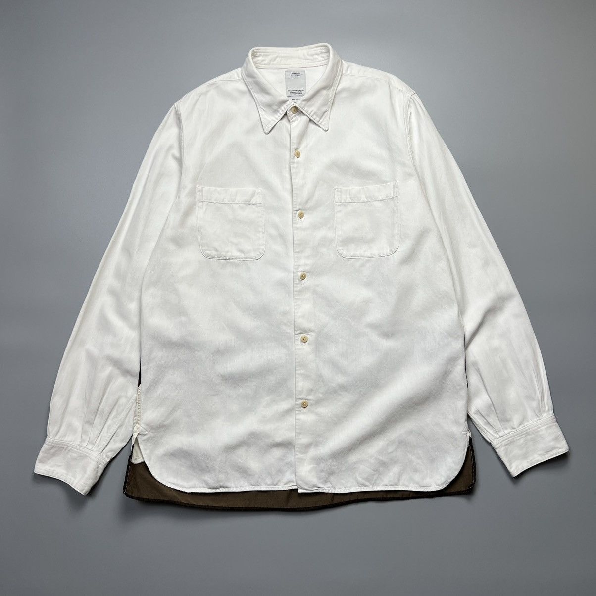 Visvim Visvim - AW/15 Vacher Shirt Brown Wave - Longsleeve Size US L / EU 52-54 / 3 - 1 Thumbnail