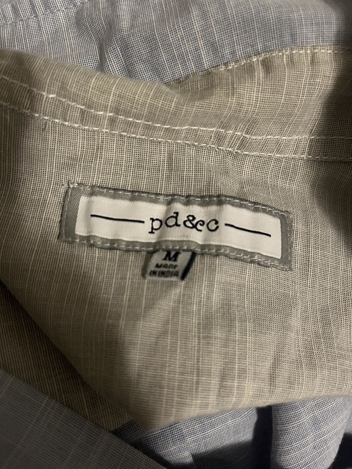 PD&C PD&C Blue Button Up Shirt Size US M / EU 48-50 / 2 - 3 Thumbnail