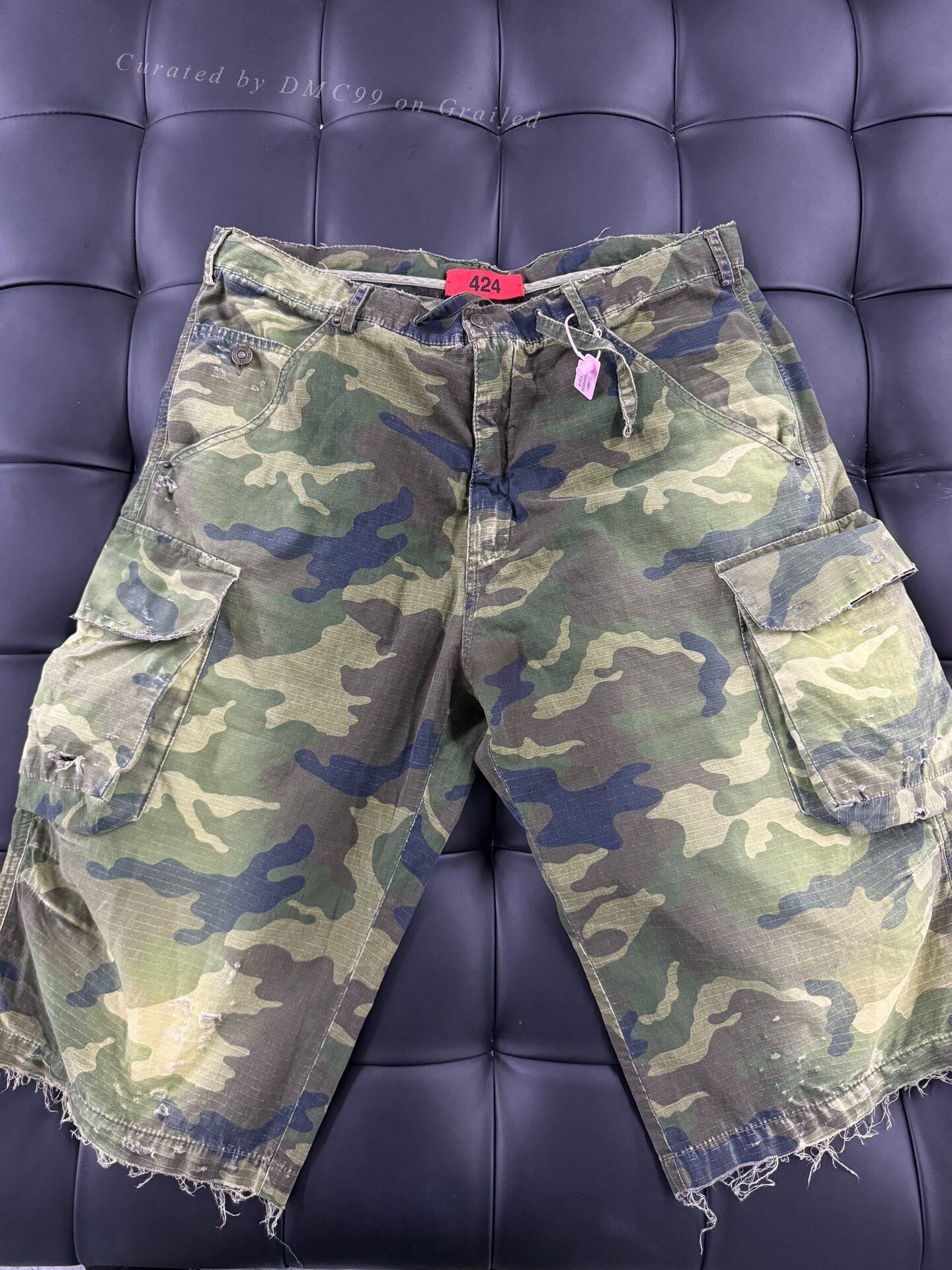 424 424inc Camo Shorts Size US 30 / EU 46 - 1 Thumbnail
