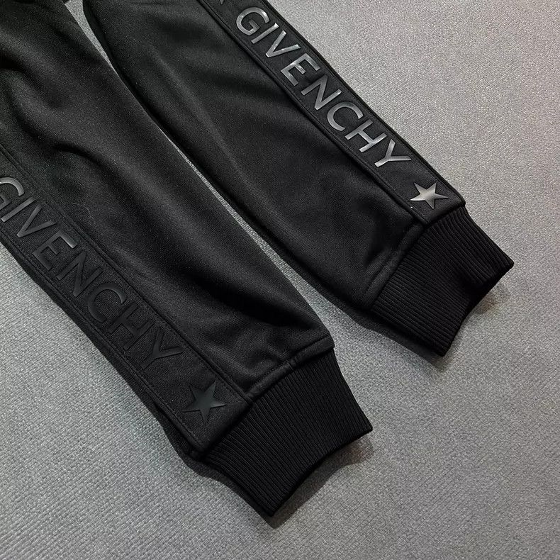 Givenchy Givenchy Black Striped Logo Zip-Up Jacket Size US M / EU 48-50 / 2 - 5 Thumbnail