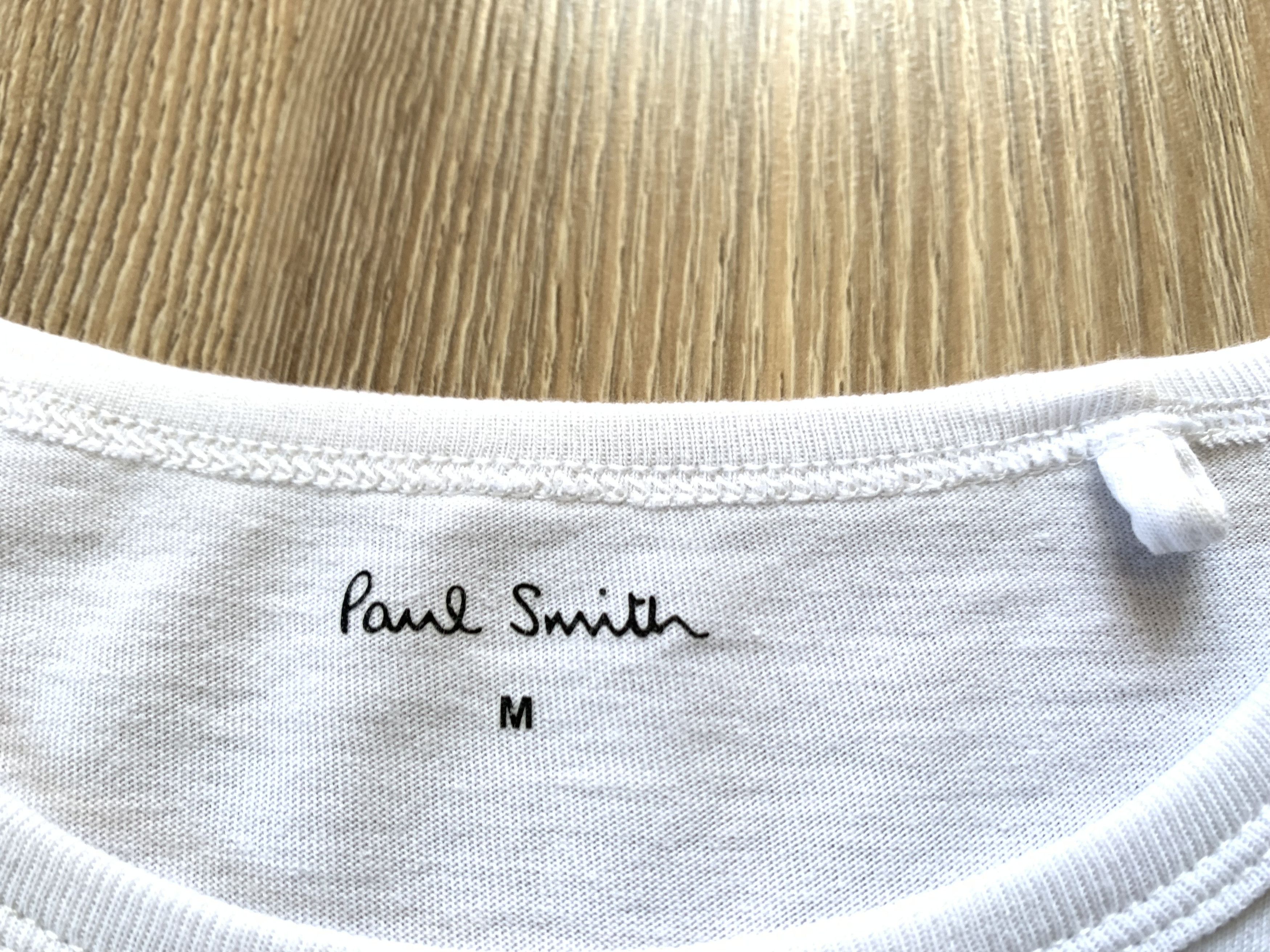 Designer × Paul Smith Paul Smith White Cotton Basic T Shirt Size US M / EU 48-50 / 2 - 7 Thumbnail