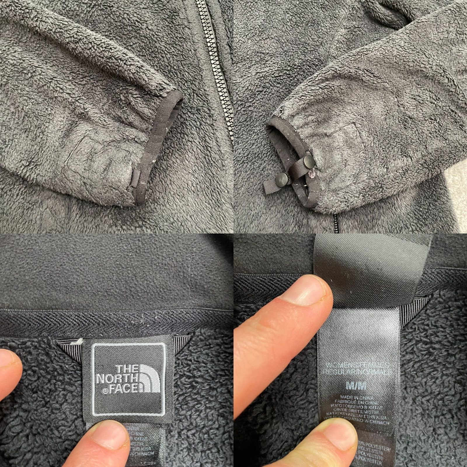 The North Face VINTAGE? No, it's not vintage. The North Face Oso Jacket Womens M Black Full Zip Pockets Oso Fleece Outdoor Size M / US 6-8 / IT 42-44 - 8 Thumbnail