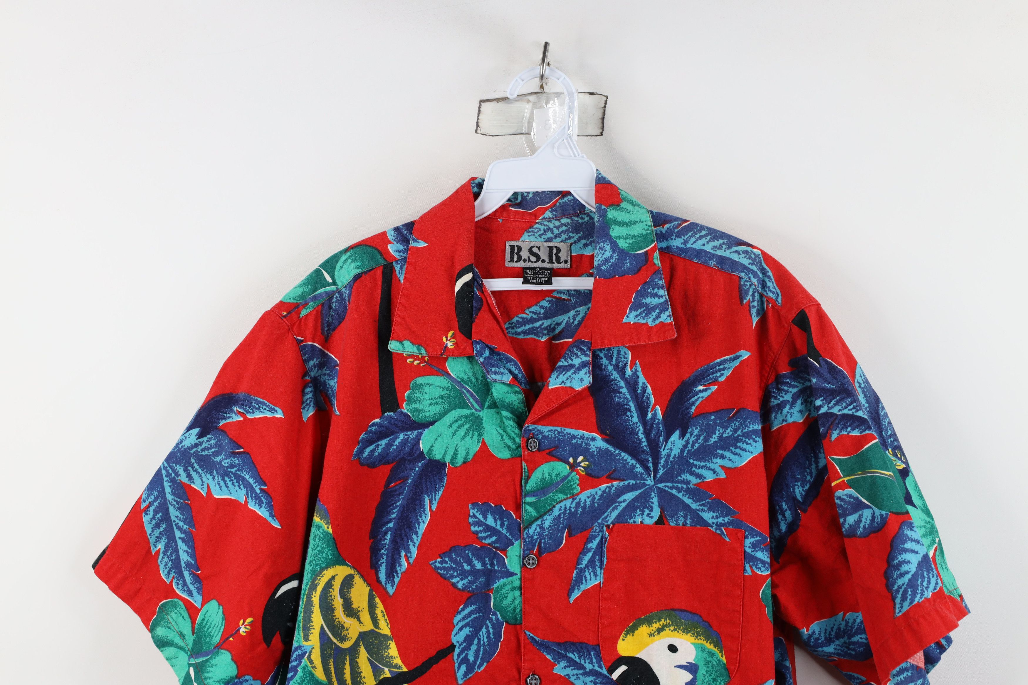 Vintage Vintage 90s Streetwear PI Tom Selleck Hawaiian Button Shirt Size US XL / EU 56 / 4 - 2 Thumbnail