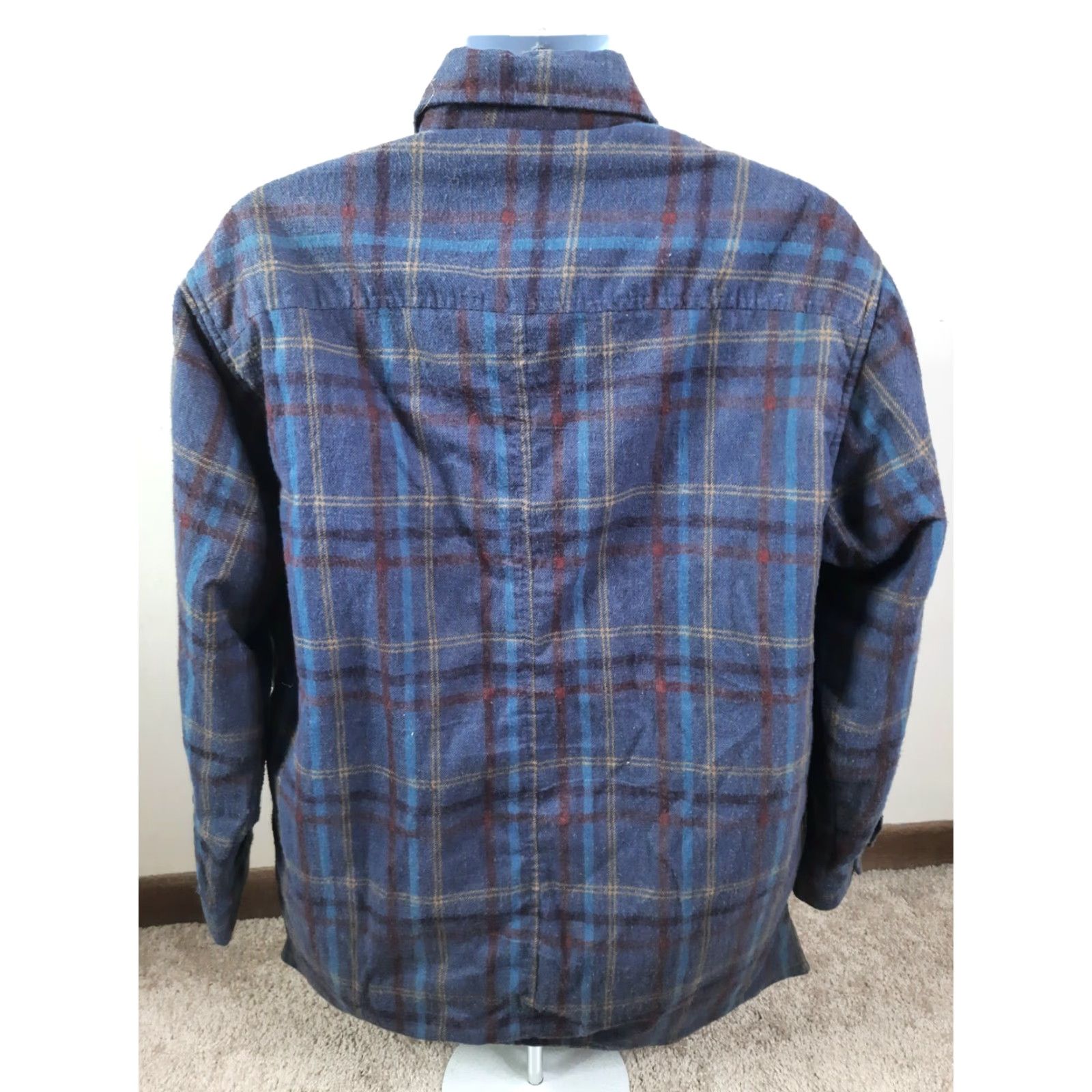 LIV Outdoor VINTAGE Outdoor Men’s L Plaid Flannel Quilt Lined Coat Jacket XL Jacket Size US L / EU 52-54 / 3 - 6 Thumbnail