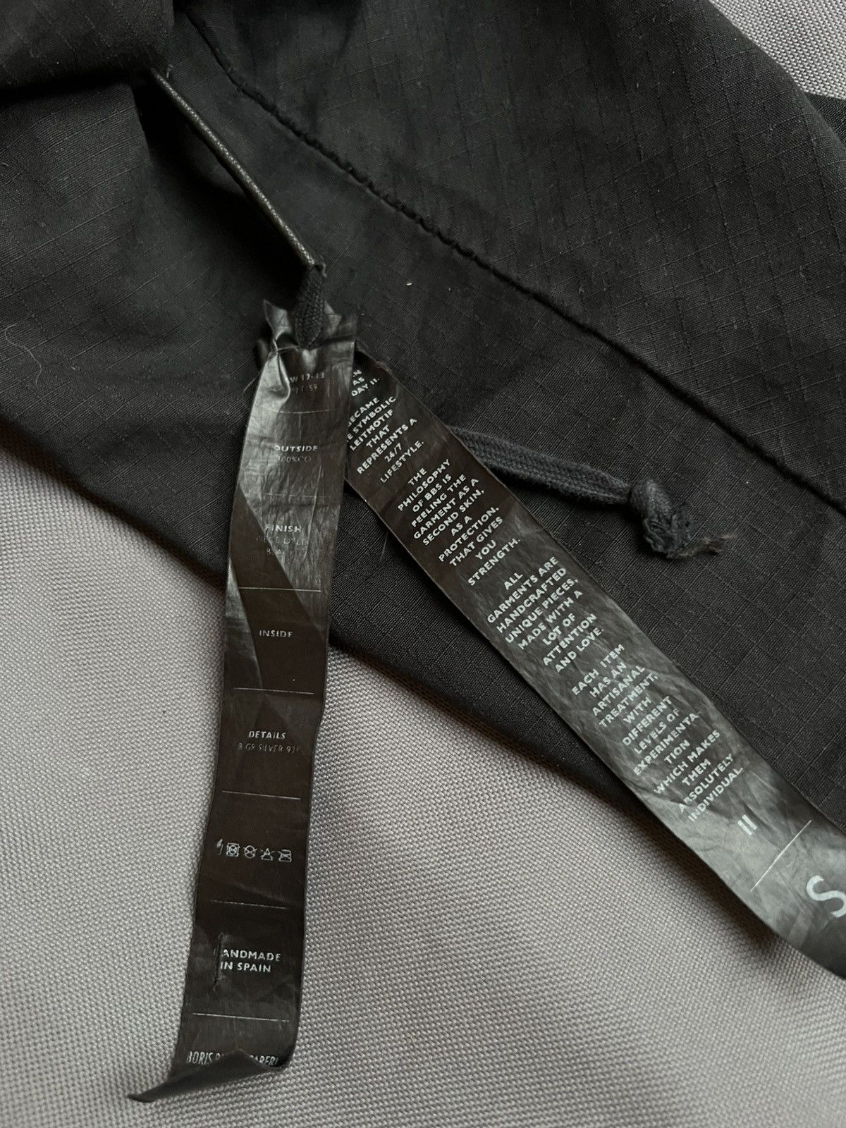 Boris Bidjan Saberi Boris Bidjan Saberi Rare 1/1 Handmade Pants Drop Crotch Size US 38 / EU 54 - 9 Thumbnail