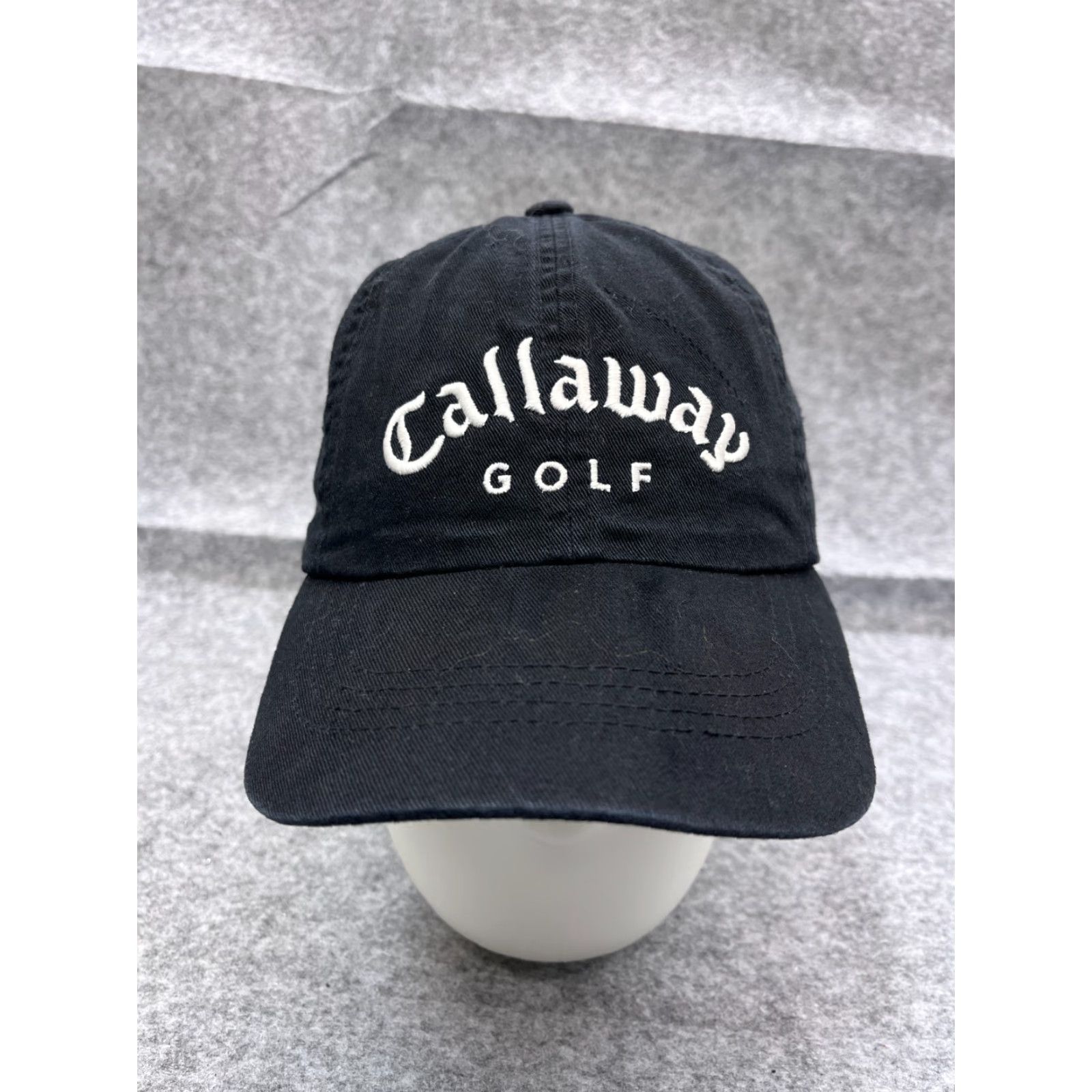Callaway Callaway Baseball Cap Hat Strap Back Adult Black 100% Cotton Twill Outdoors Golf Golfer Mens Cap Size ONE SIZE - 2 Thumbnail
