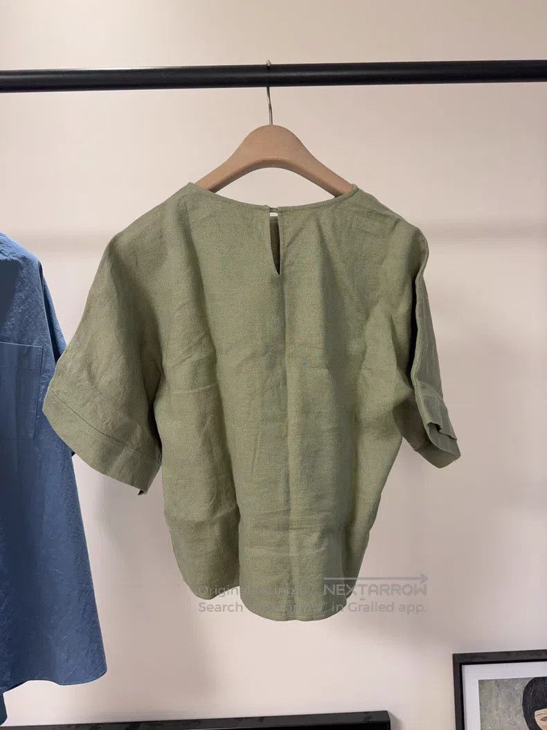 Loro Piana Loro Piana Linen Short Sleeve Top Size XS / US 0-2 / IT 36-38 - 2 Thumbnail