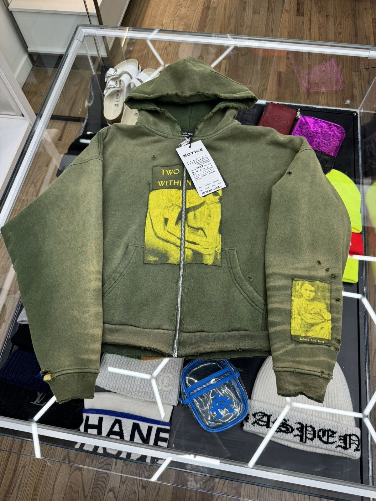 Enfants Riches Deprimes Enfants Riches Déprimés 2 Wars Within One Zip Hoodie Green Size US M / EU 48-50 / 2 - 1 Thumbnail