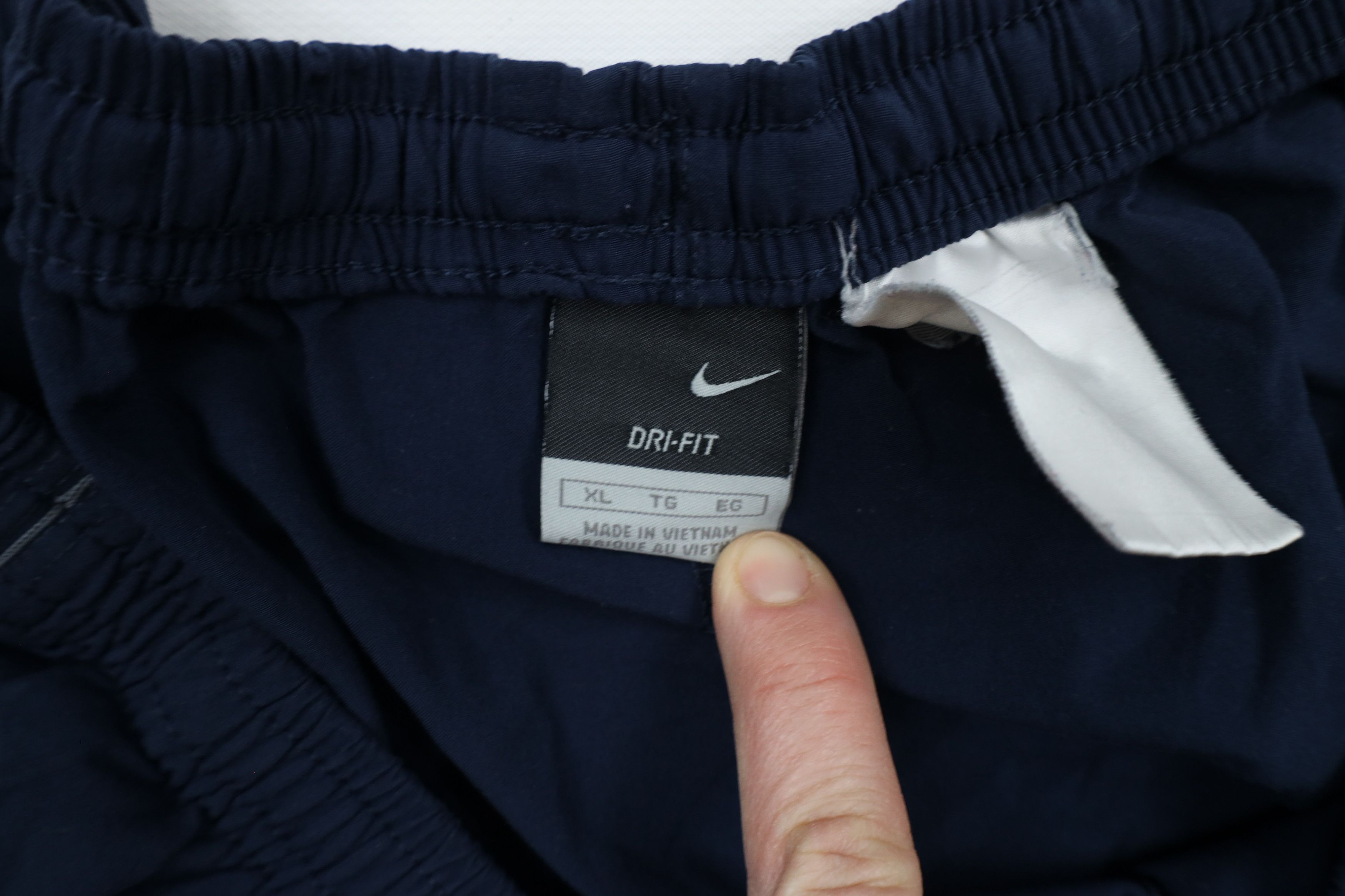 Nike × Vintage Vintage Y2K Nike Travis Scott Mini Swoosh Stretch Pants Blue Size US 38 / EU 54 - 11 Thumbnail