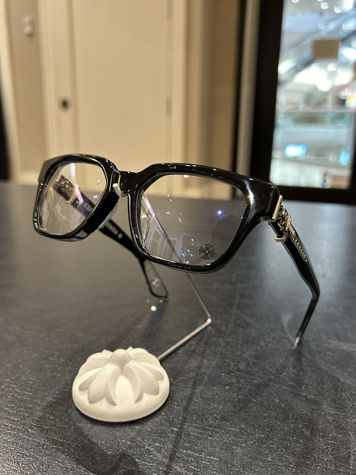 Chrome Hearts Chrome Hearts Diamond ‘Vagillionaire’ II’ Glasses Size ONE SIZE - 1 Thumbnail