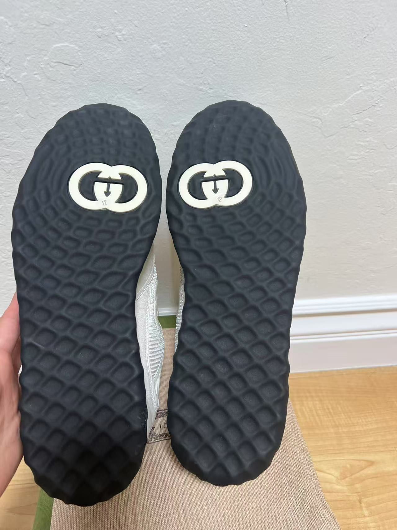 Gucci Gucci MAC80 Sneaker 'Off White Black' Size US 12.5 / EU 45-46 - 5 Thumbnail
