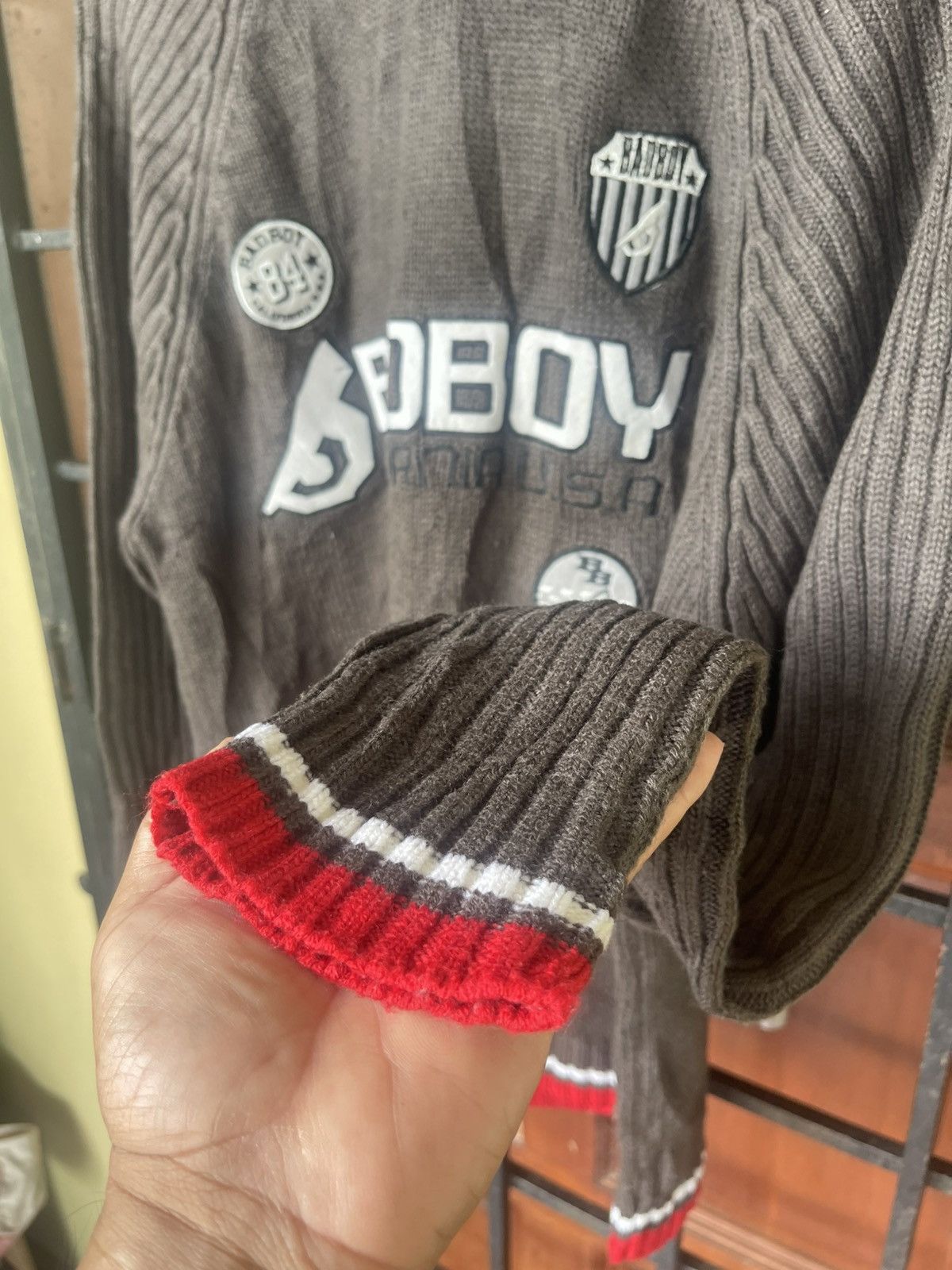 Vintage Rare BAD BOYS KNIT SWEATER Size US L / EU 52-54 / 3 - 7 Thumbnail