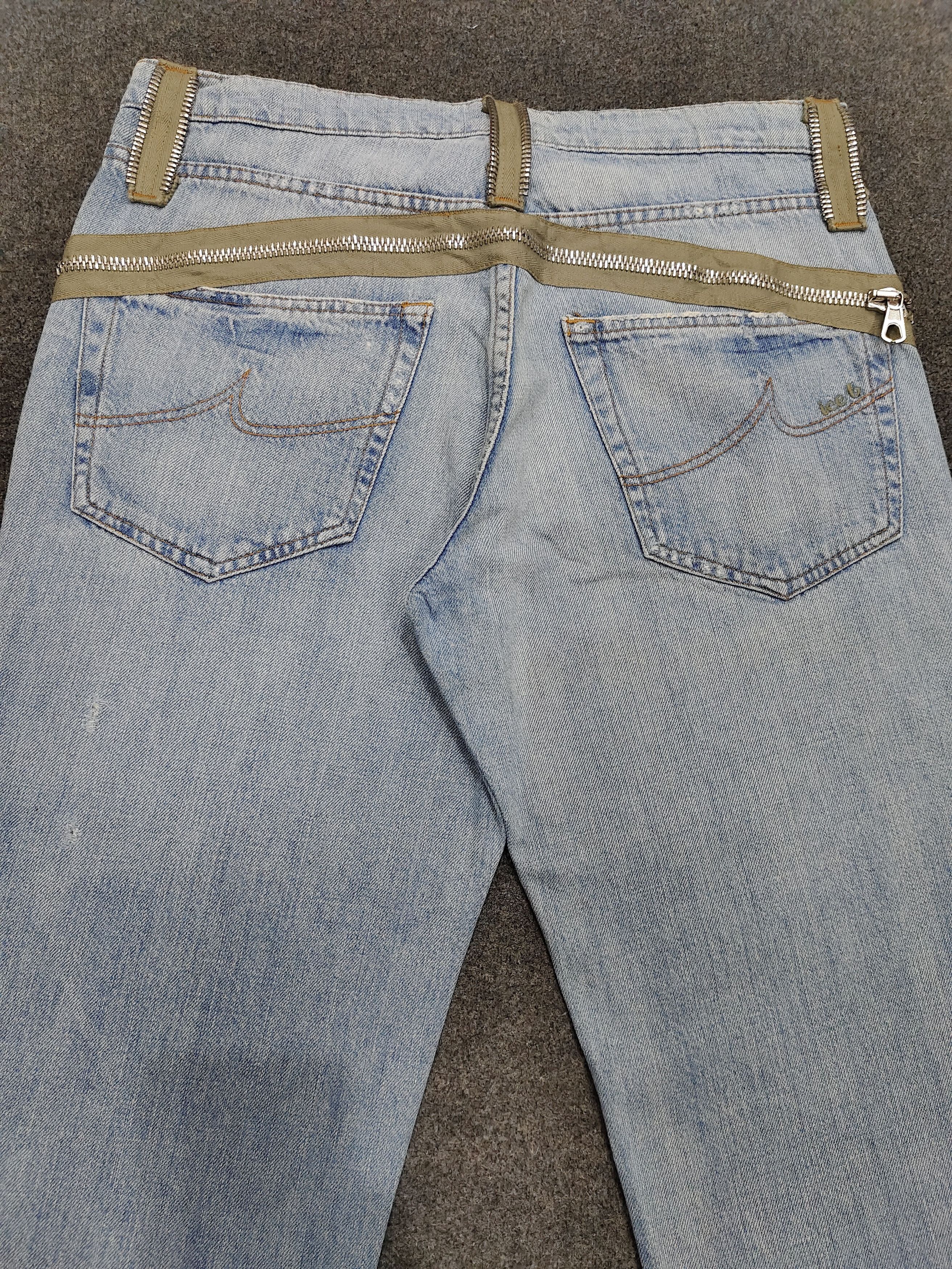 Iceberg 90s Iceberg🔥Experimental Zipper Strap Distressed Wash Jeans Size US 31 - 1 Thumbnail