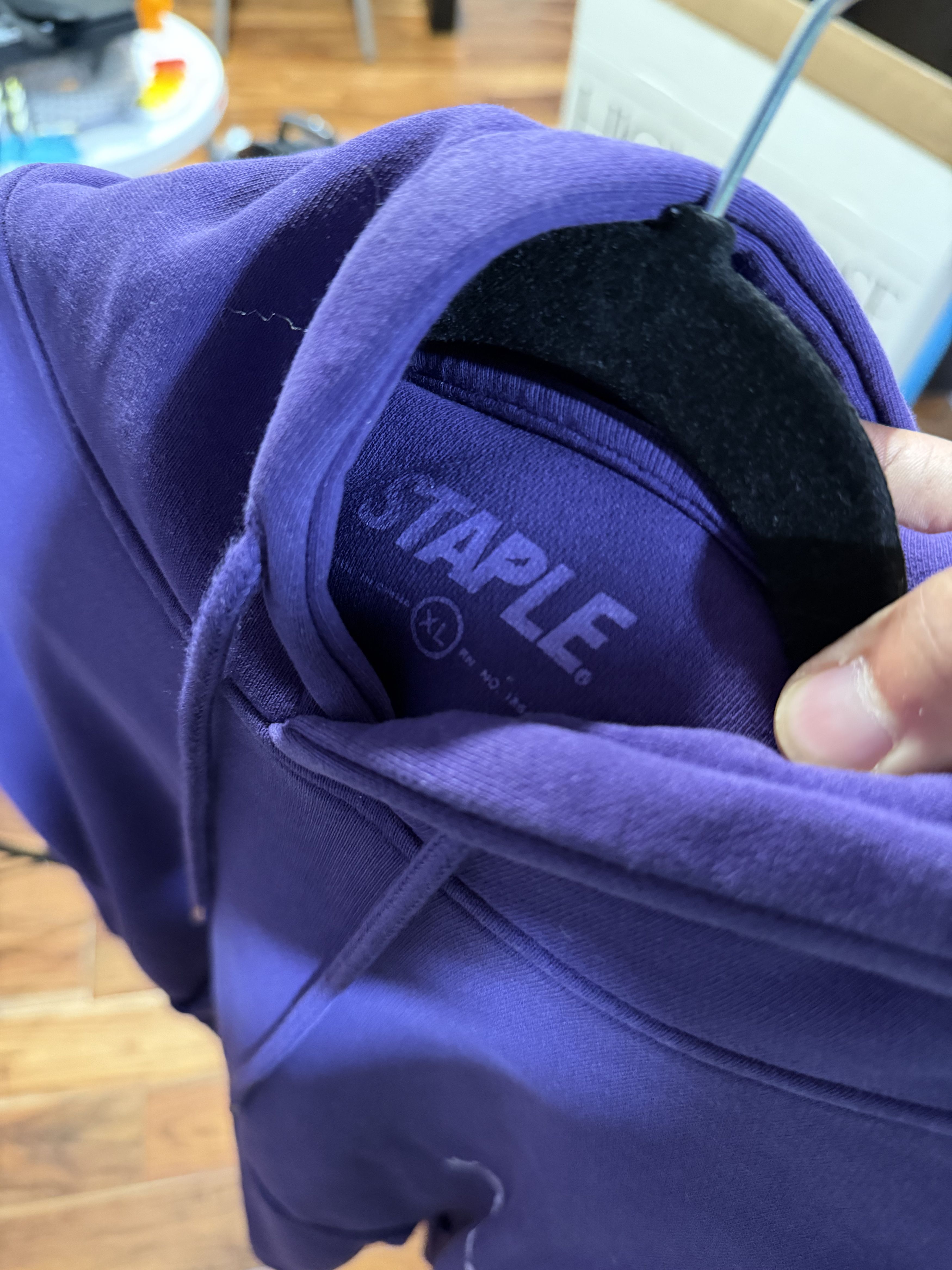 Staple Staple Pigeon Purple Logo Hoodie – Size XL Size US XL / EU 56 / 4 - 4 Thumbnail
