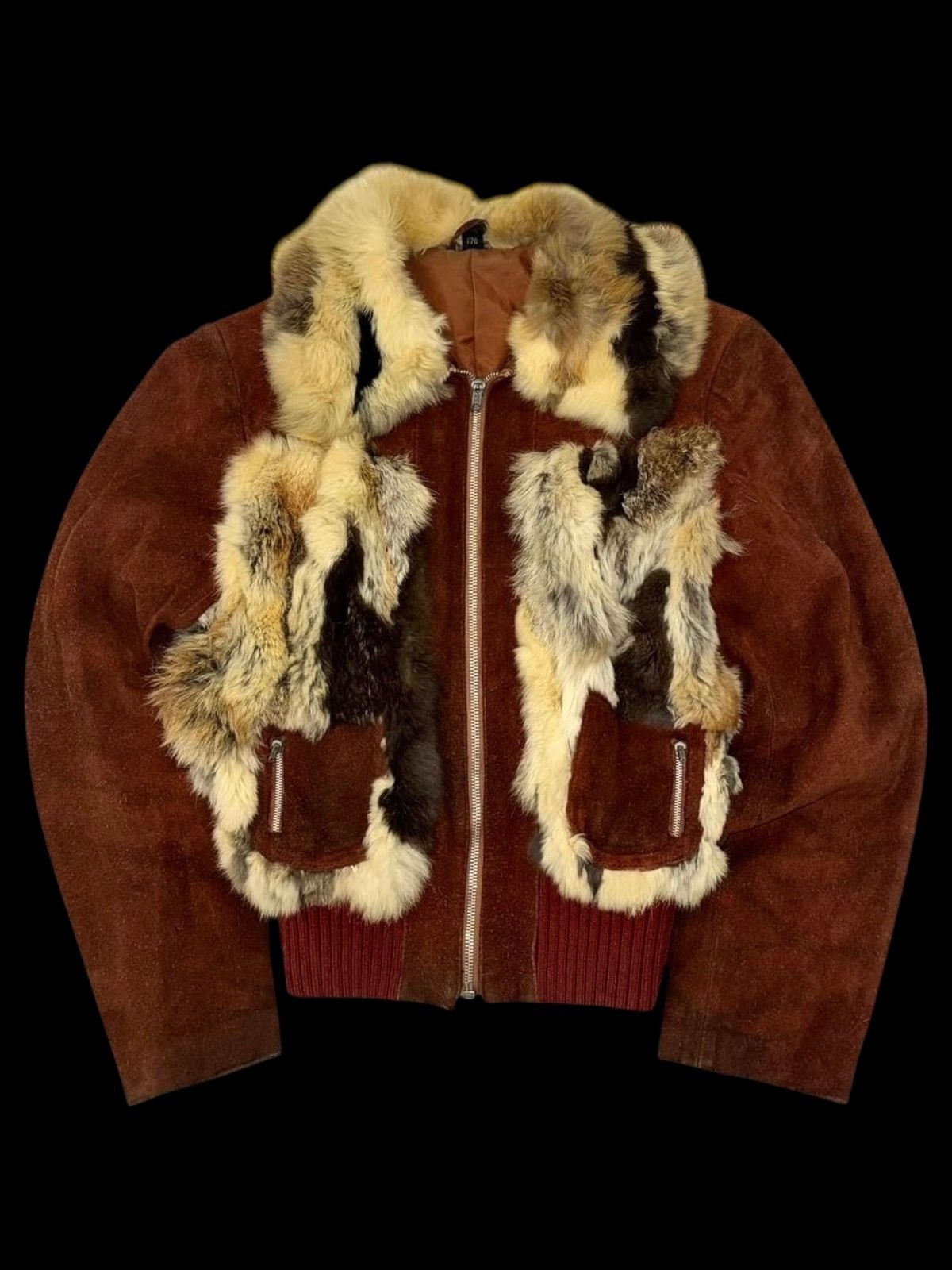 Other Vintage leather jacket with fur avant garde archival Size US S / EU 44-46 / 1 - 1 Thumbnail