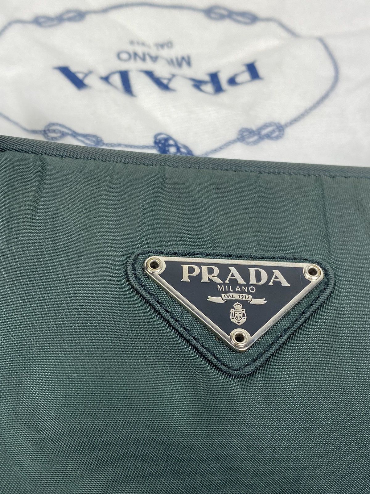 Prada Prada Tessuto Sport Antracite Shoulder Bag Size ONE SIZE - 4 Thumbnail