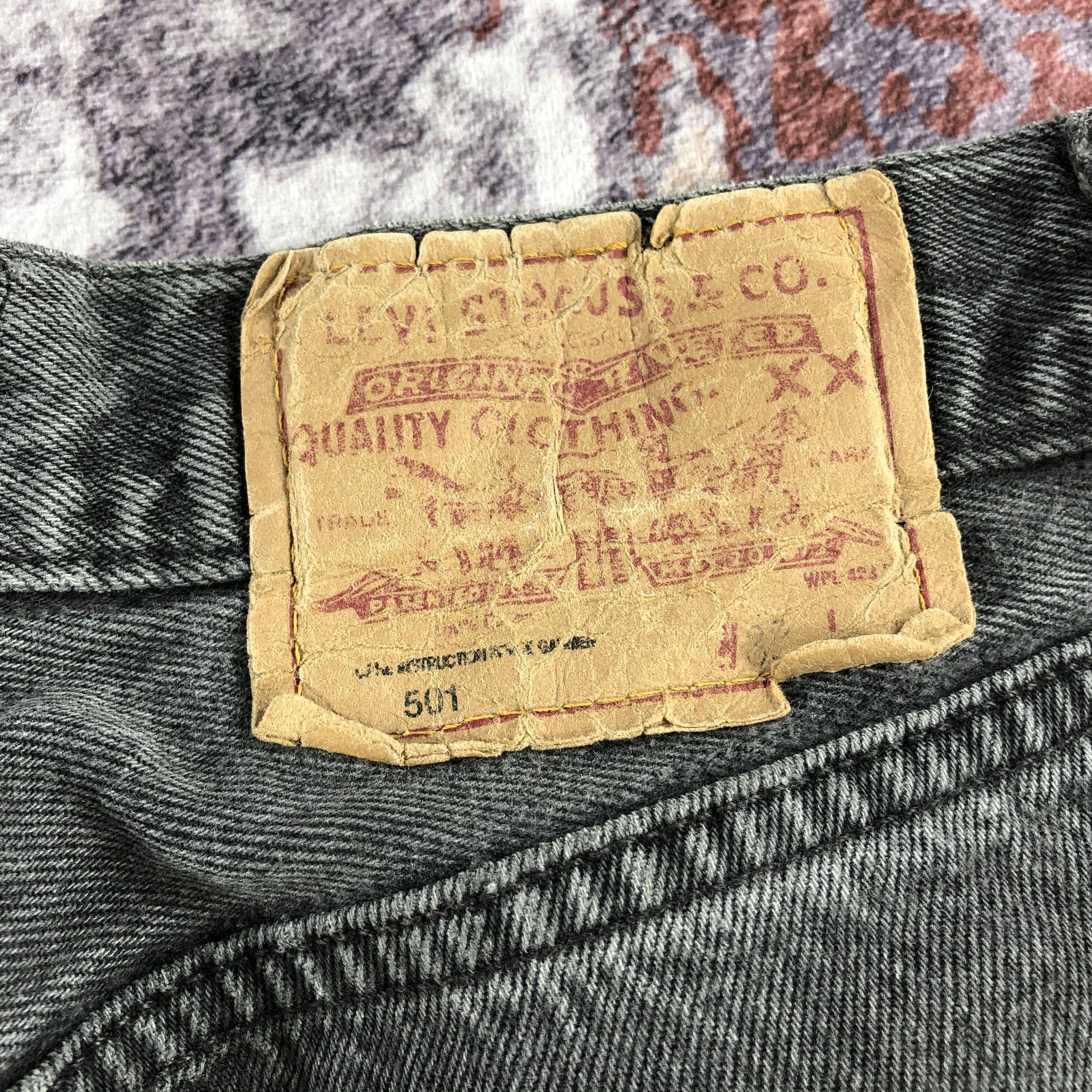 Levi's × Vintage Vintage 90s Levis 501 Ripped Jeans-JM2644 Size US 32 / EU 48 - 7 Thumbnail