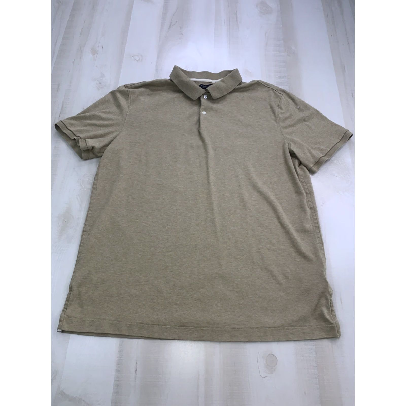 Banana Republic VINTAGE Banana Republic Luxury Touch Performance Polo Shirt Mens XLT Polo Beige Short Sleeve Collared 100% Cotton Golf Walking School Mens Size US XL / EU 56 / 4 - 2 Thumbnail