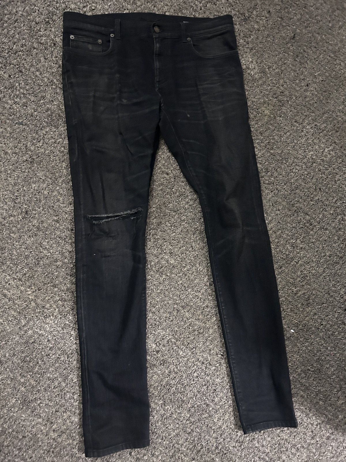 Yves Saint Laurent ysl d02 denim hedi era Size US 32 / EU 48 - 7 Thumbnail