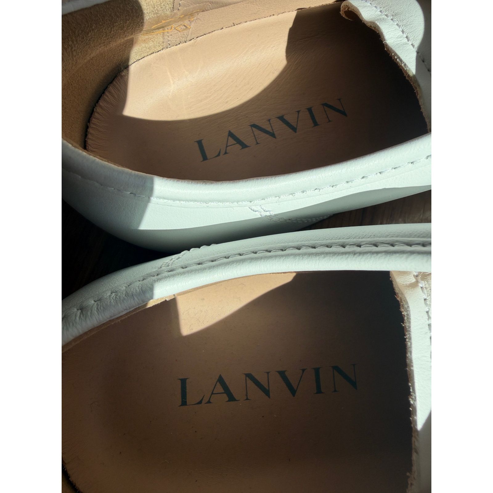 Lanvin Lanvin NWOB DBB1 Low Top White Sneakers 10UK/ US 11 Size US 11 / EU 44 - 3 Thumbnail