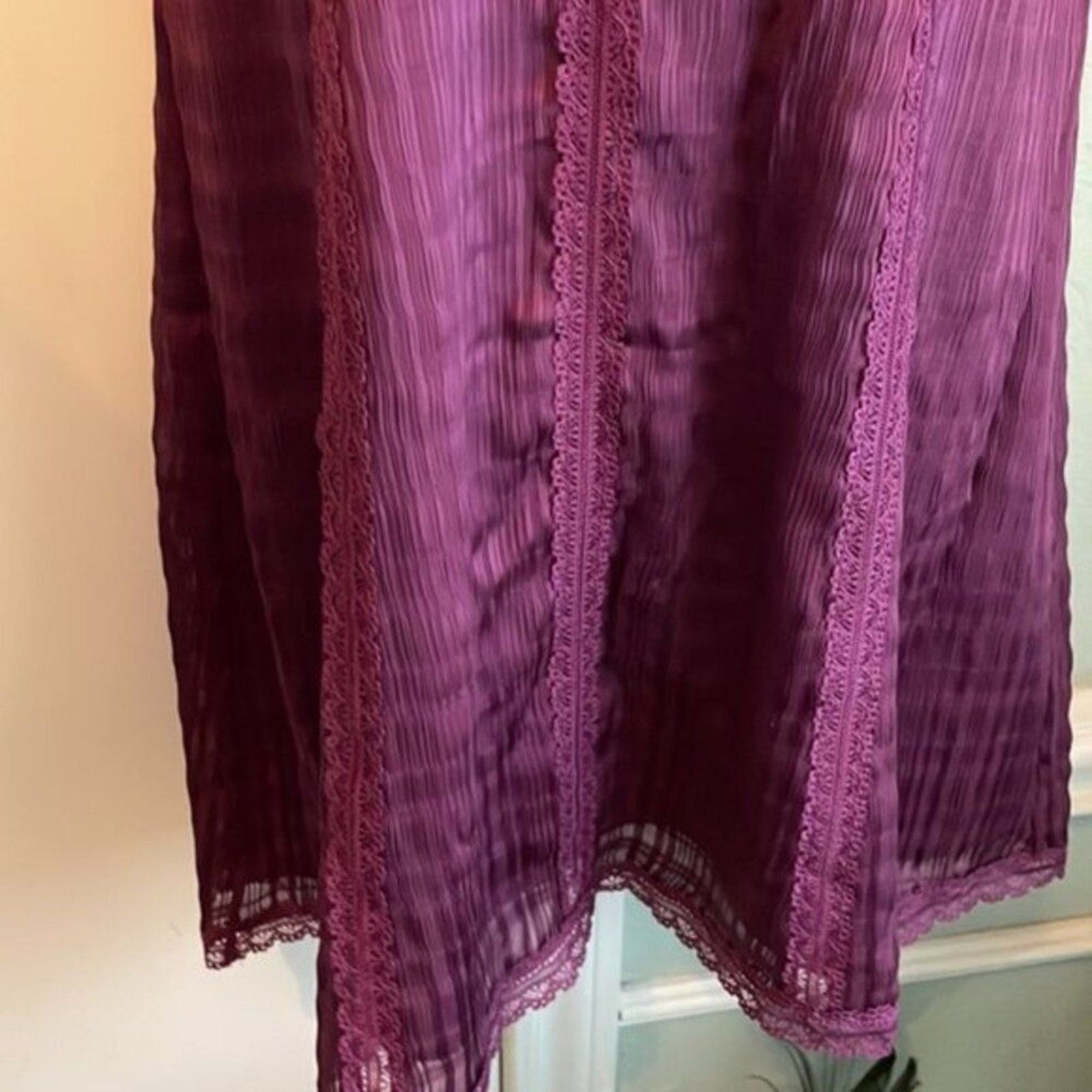 Alice + Olivia Alice + Olivia Genevieve Spaghetti Strap Dress Boysnberry 10 Size L / US 10 / IT 46 - 7 Thumbnail