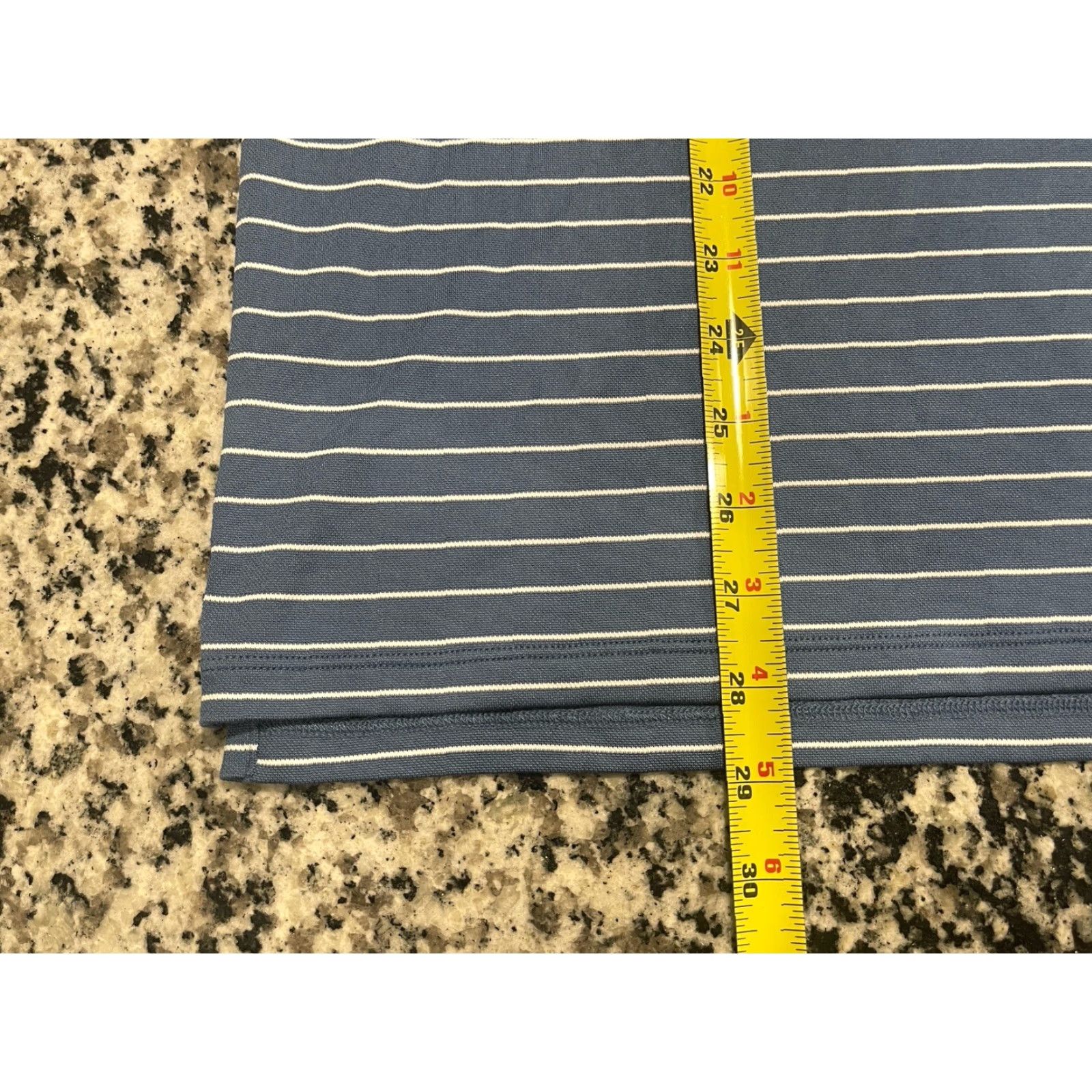 G/FORE G/FORE Polo Shirt Men L Short Sleeve Striped Blue White Stretch Golf Casual Activewear Polo Shirt Mens L Blue White Striped Size US L / EU 52-54 / 3 - 2 Thumbnail