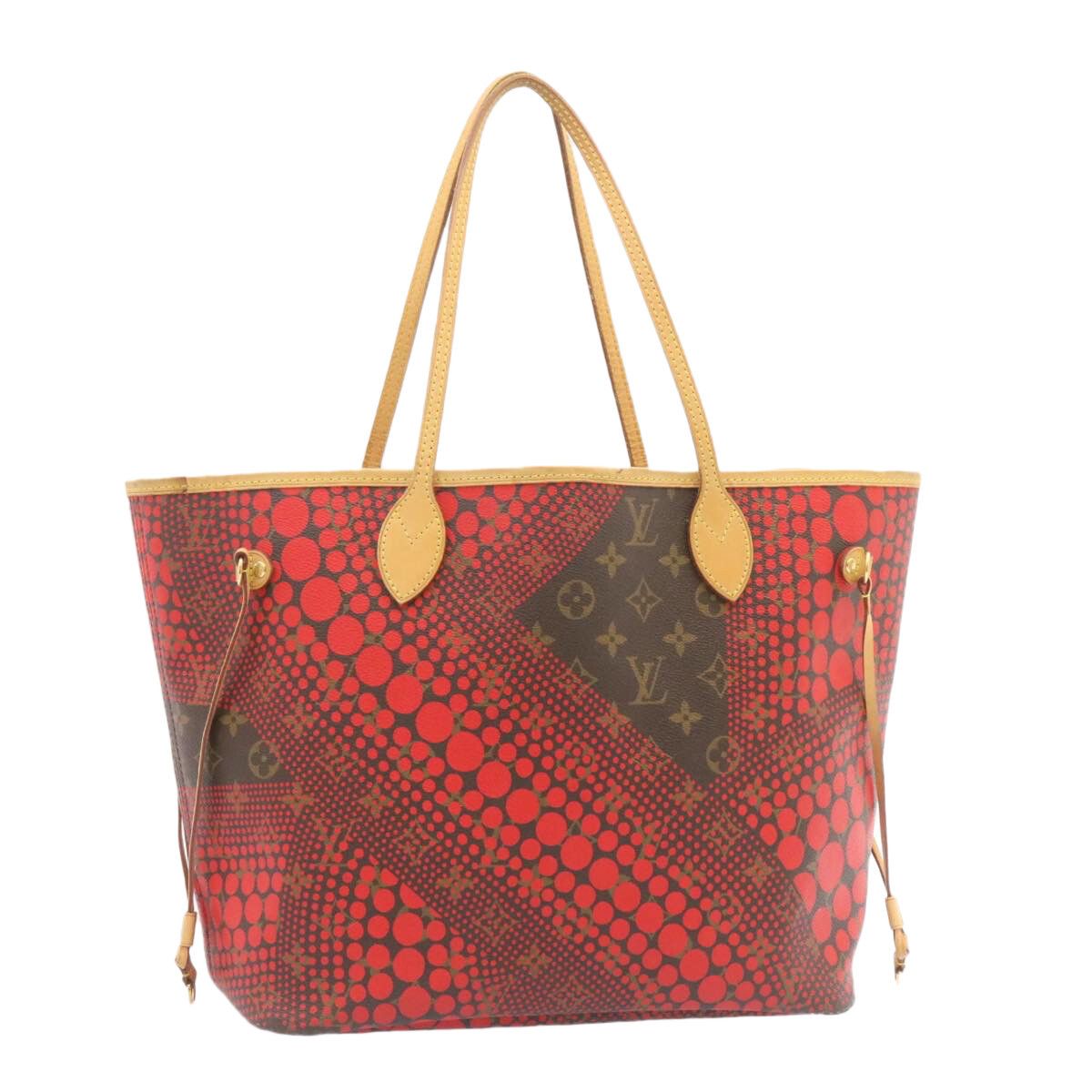 Louis Vuitton Louis Vuitton Neverfull Tote Limited Edition Kusama Waves Monogram Canvas Size ONE SIZE - 1 Thumbnail