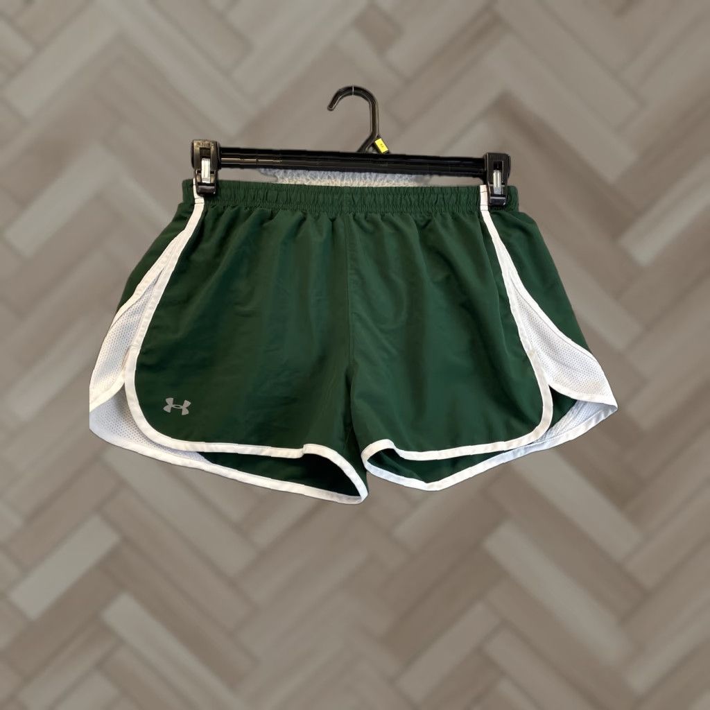 Under Armour Under Armour Shorts Womens Green Jogging Athletic Ladies Running M Regular 3 in Inseam Lightweight Beach Cross Training Womens Size 32" / US 10 / IT 46 - 1 Thumbnail