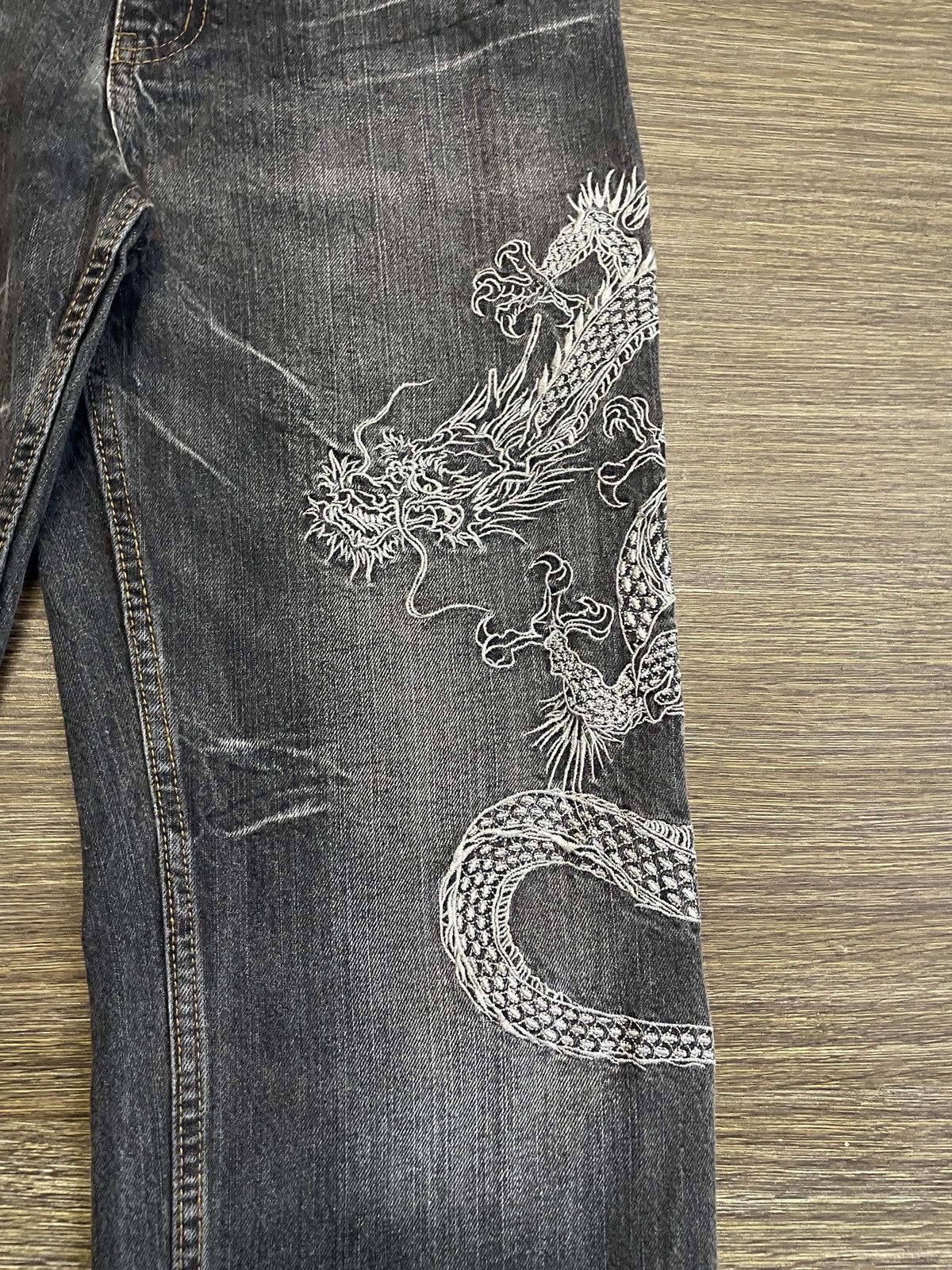 Japanese Brand Very Rare Design Vintage Japanese Brand Sukajan Jeans 1990s Size US 32 / EU 48 - 6 Thumbnail