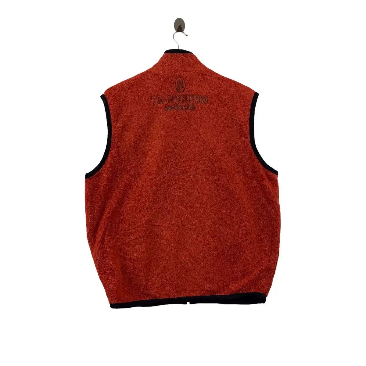 Vintage Vintage THE DOGHUNTING SPORTS CLUB Fleece Vest Size L / US 10 / IT 46 - 3 Thumbnail