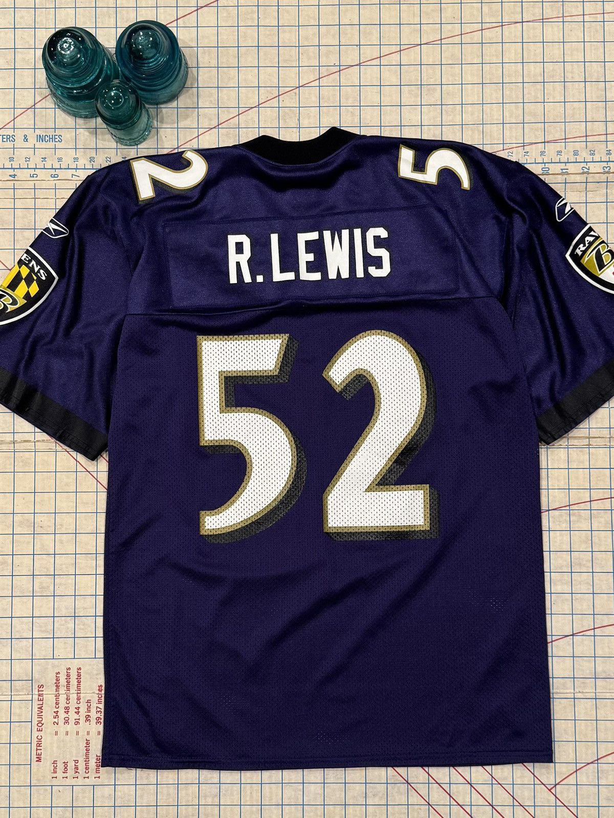 Reebok Reebok Baltimore Ravens Ray Lewis Jersey Mens Size Medium Size US M / EU 48-50 / 2 - 11 Thumbnail