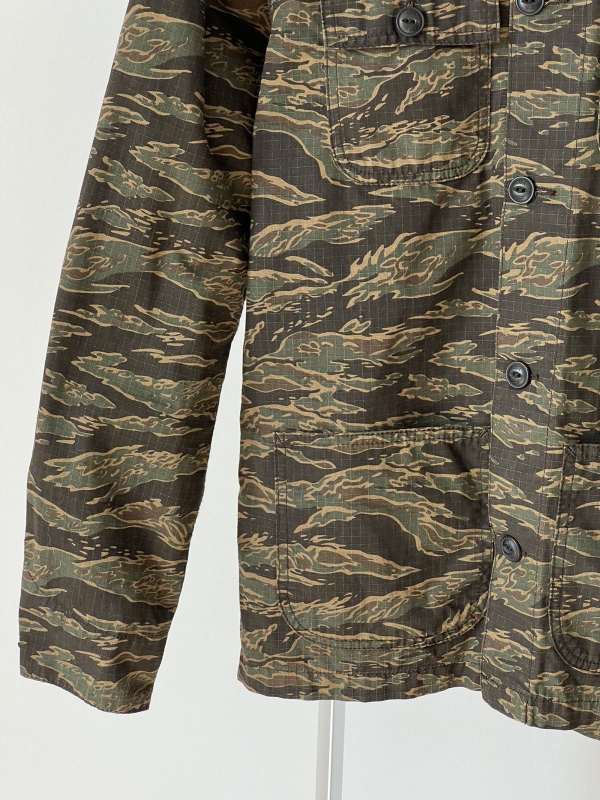 Carhartt Wip × Vintage × Y'2 Leather Carhartt Work In Progress Camo Jacket Size US S / EU 44-46 / 1 - 4 Thumbnail